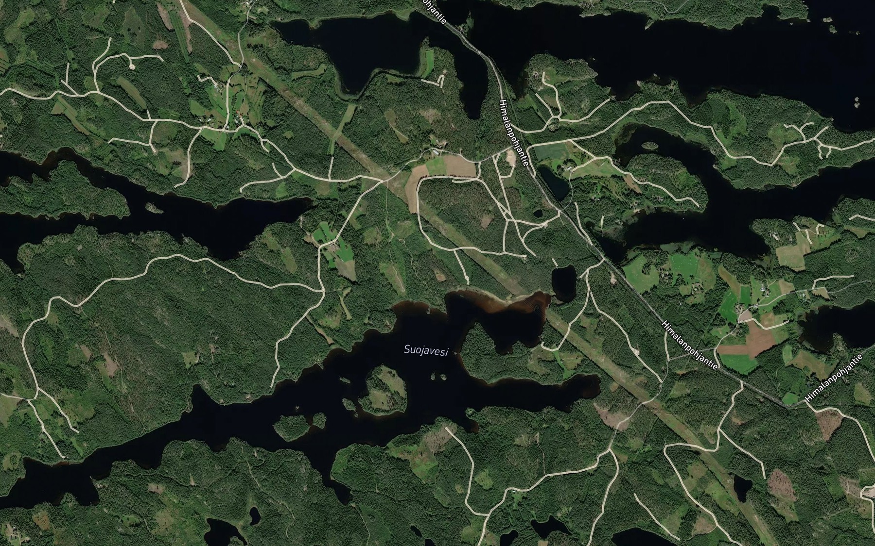 Satellite map of the Silmalampi