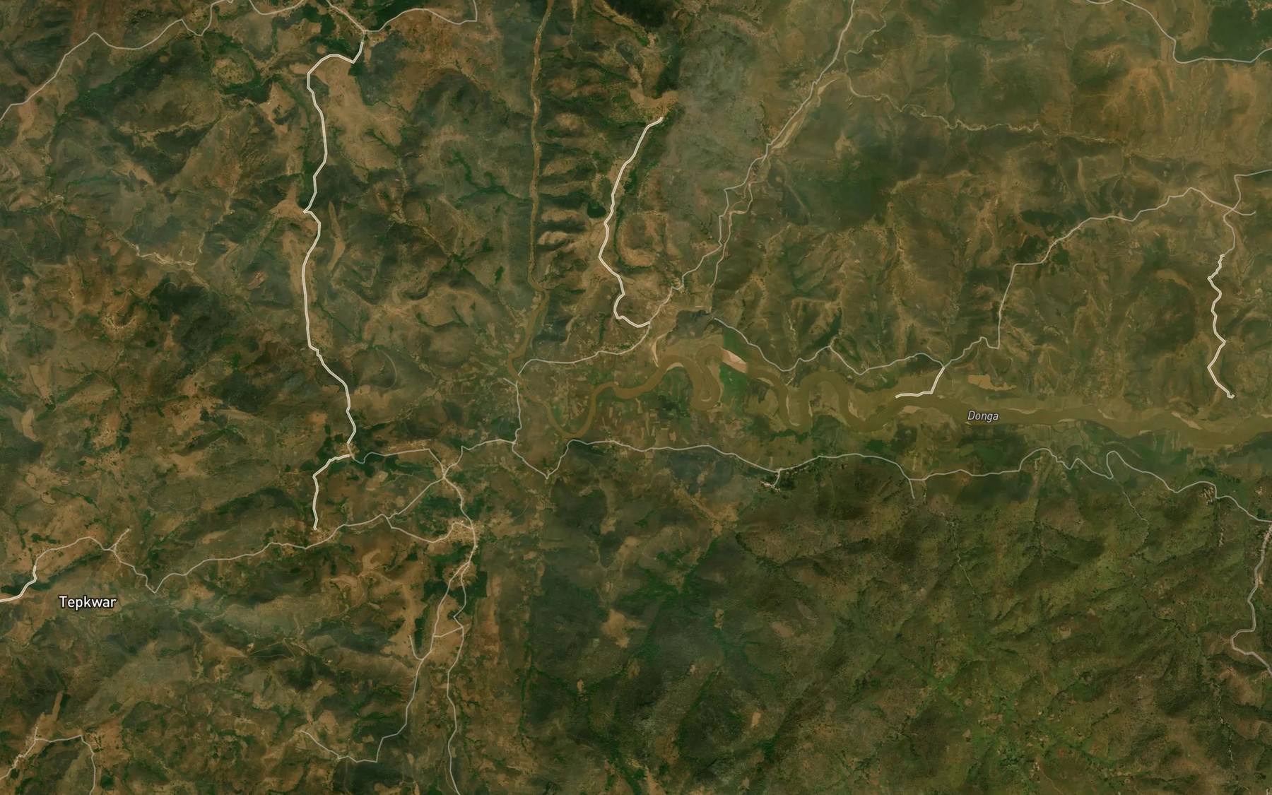 Satellite map of the Njom