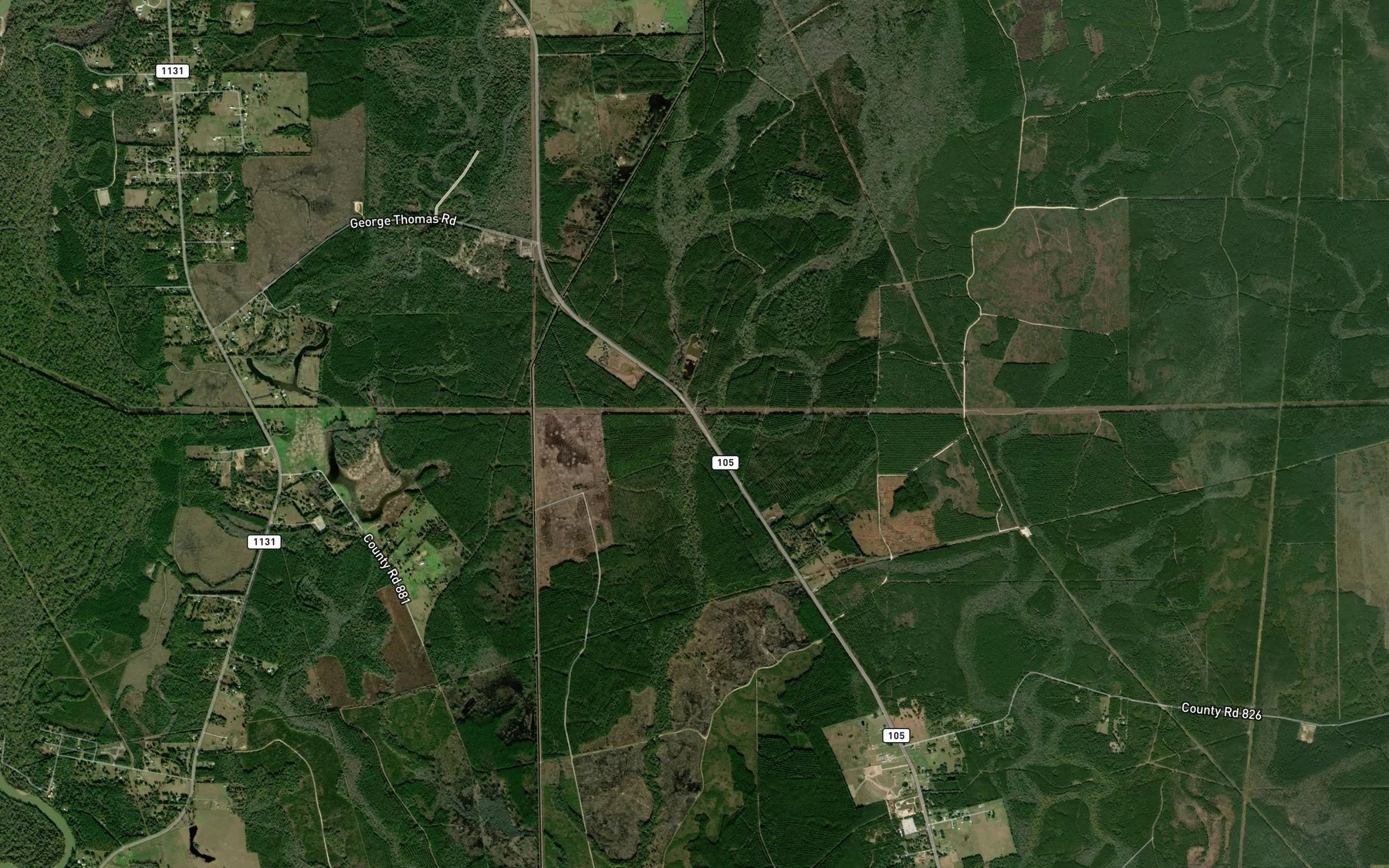 Satellite map of the West Tenmile Creek