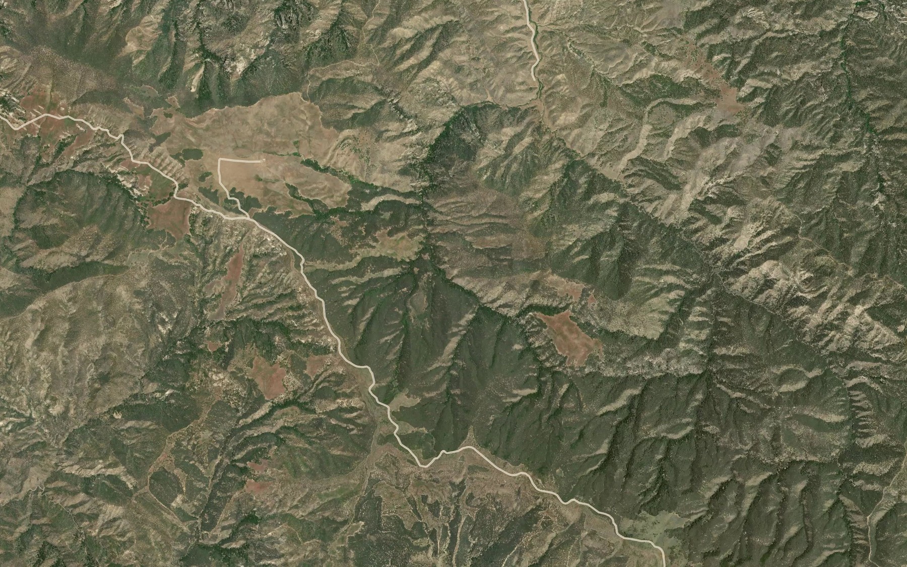 Satellite map of the Carter Spring