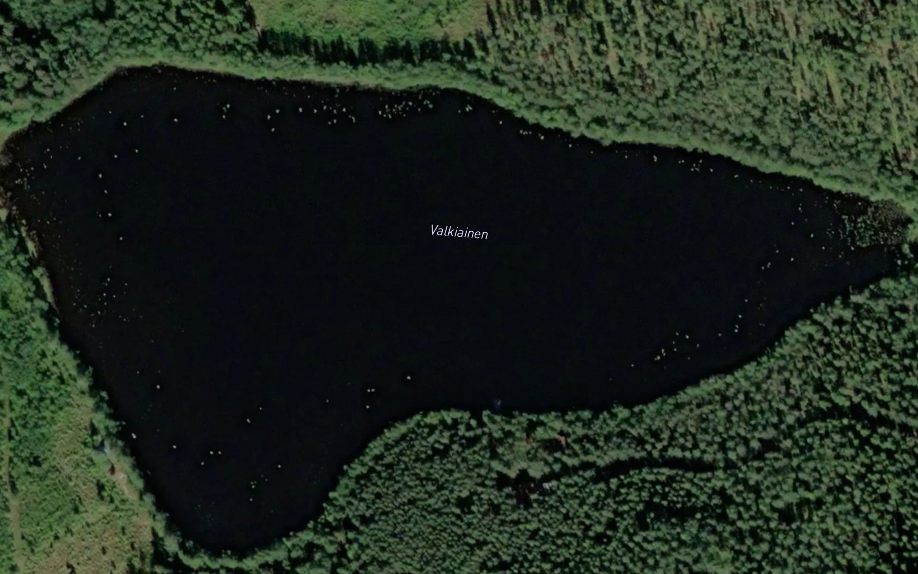 Satellite map of the Valkiainen