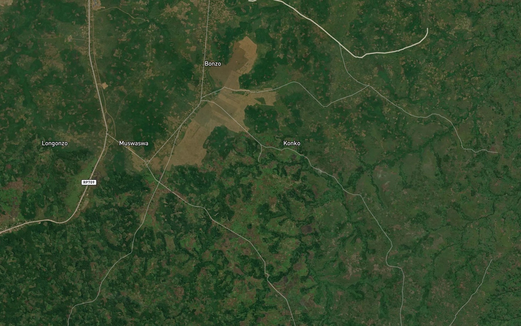 Satellite map of the Tshipatupatu