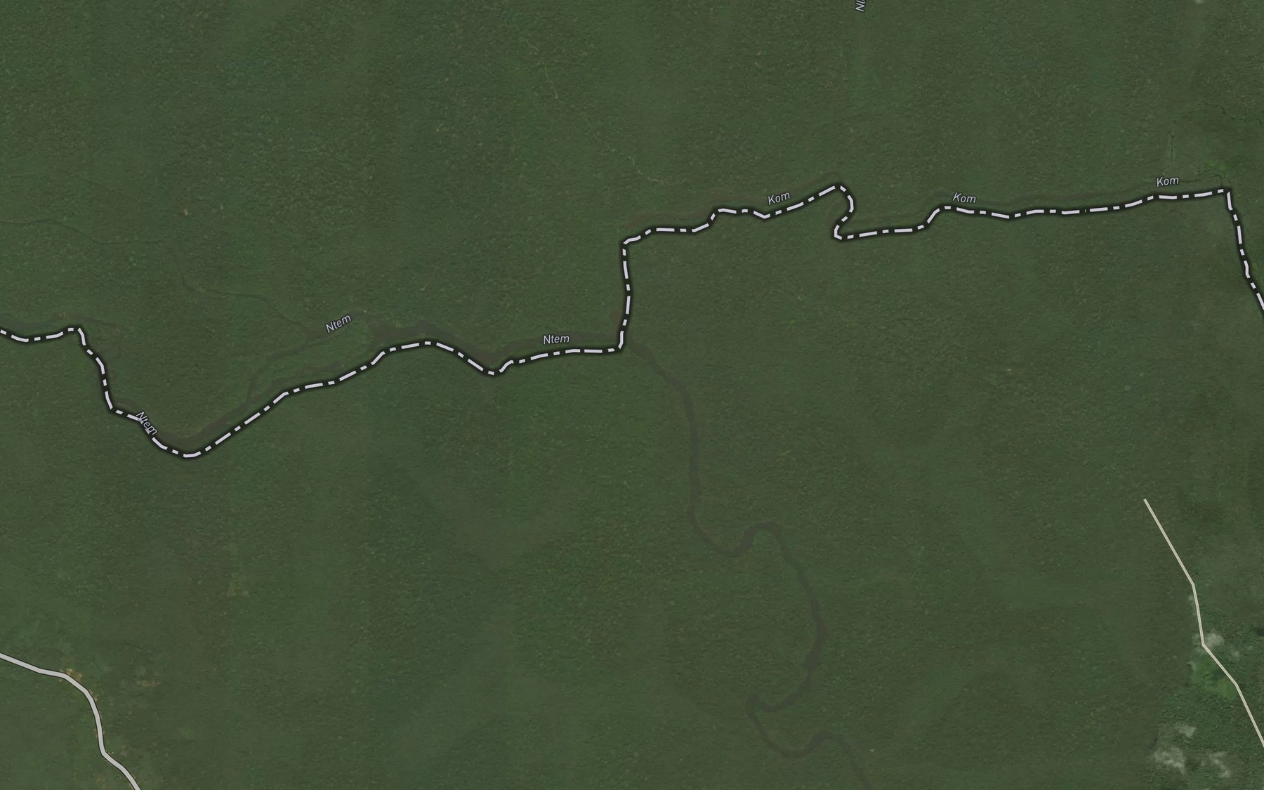 Satellite map of the Nouma