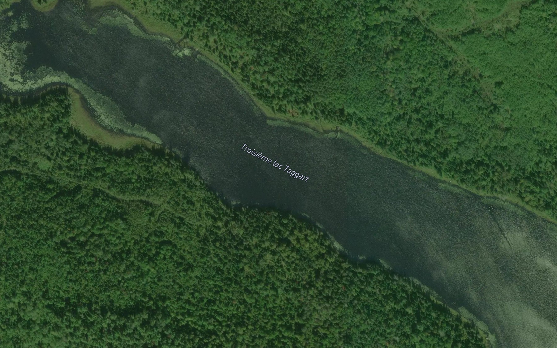 Satellite map of the Troisieme lac Taggart