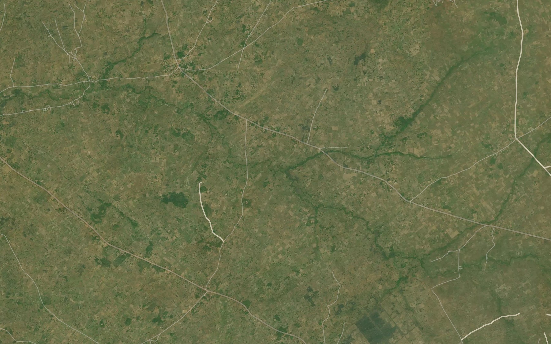 Satellite map of the River Uechongo
