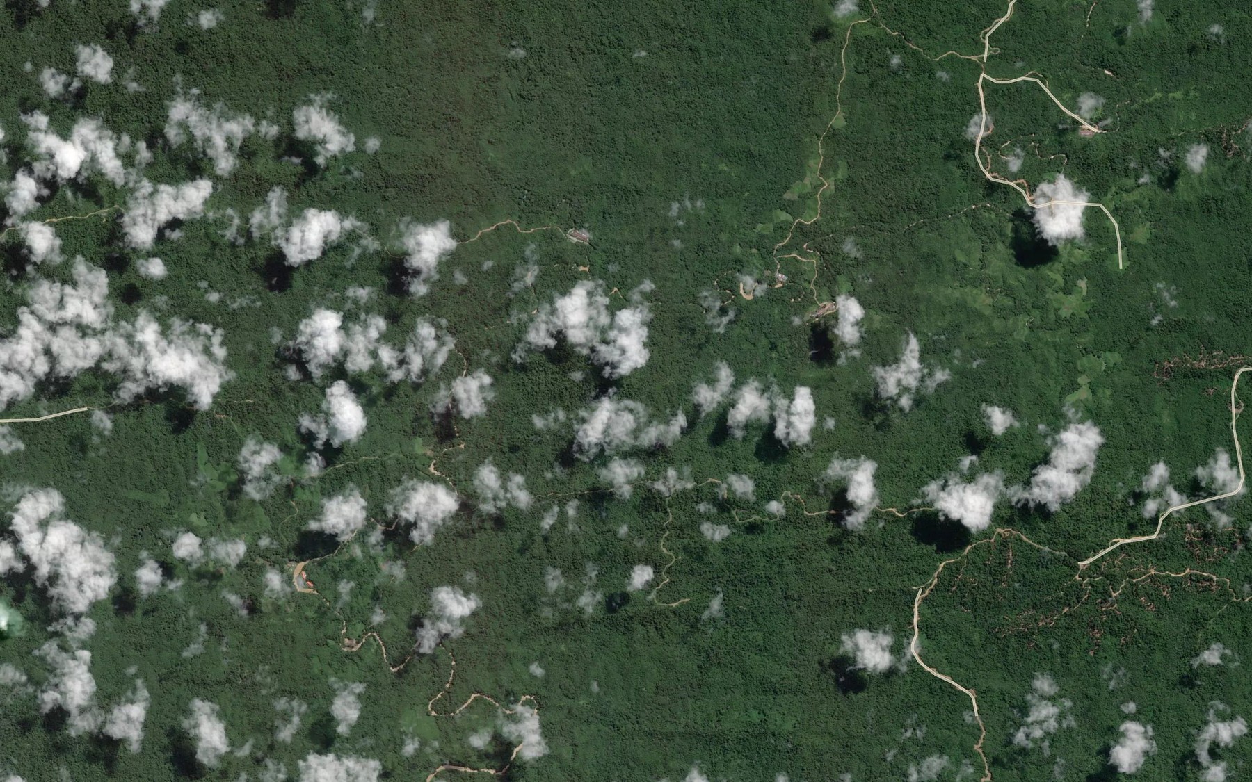 Satellite map of the Sungai Sewong