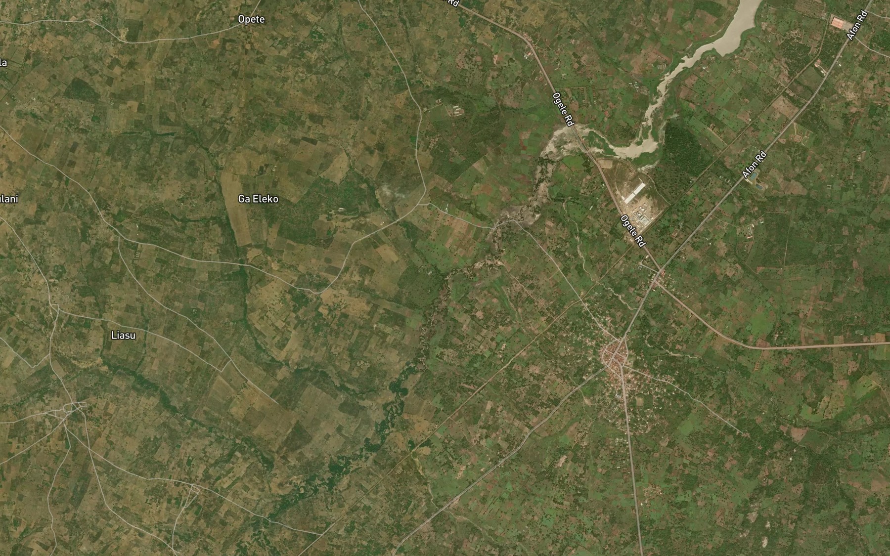 Satellite map of the RiverAsa
