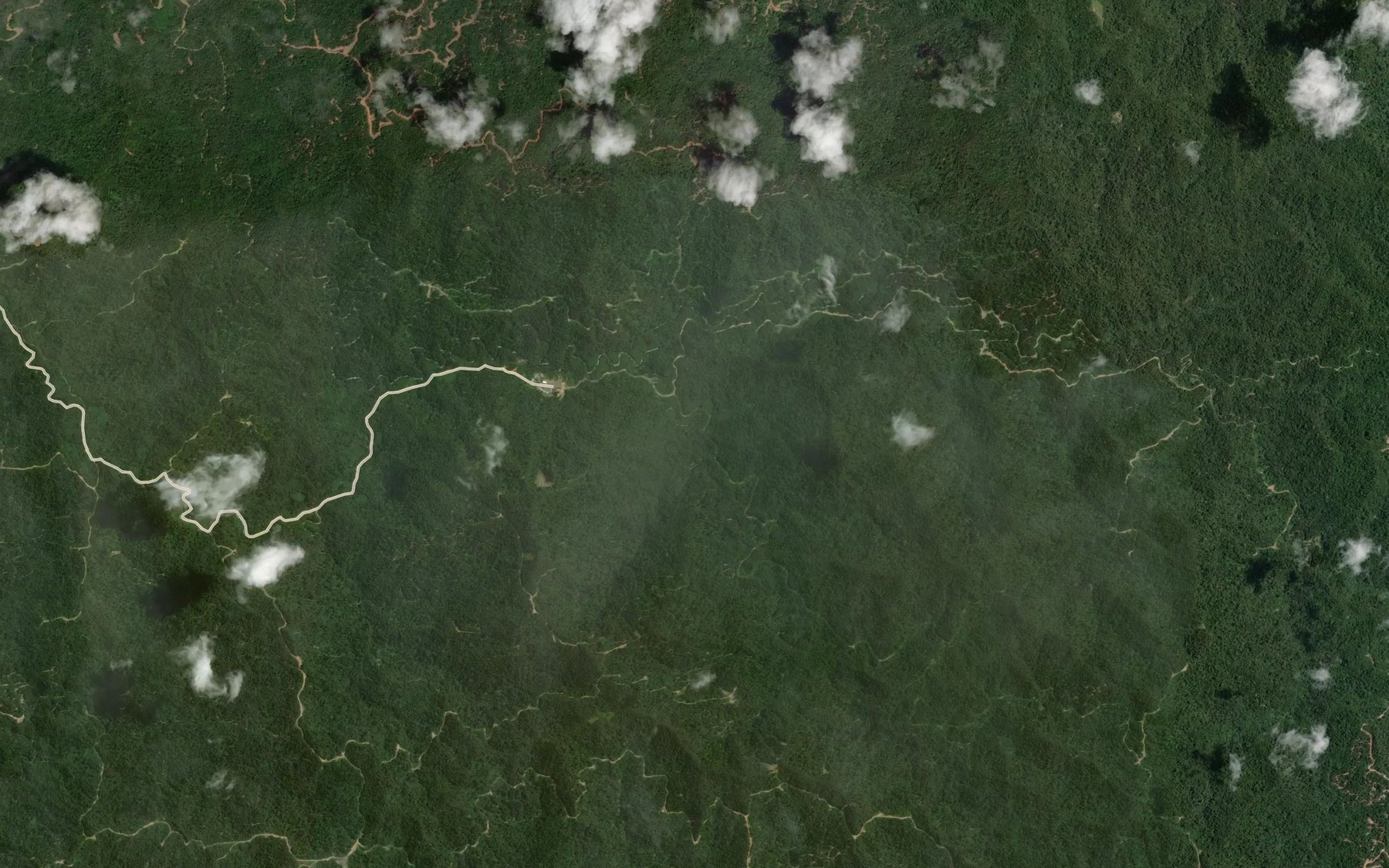 Satellite map of the Sungai Penat