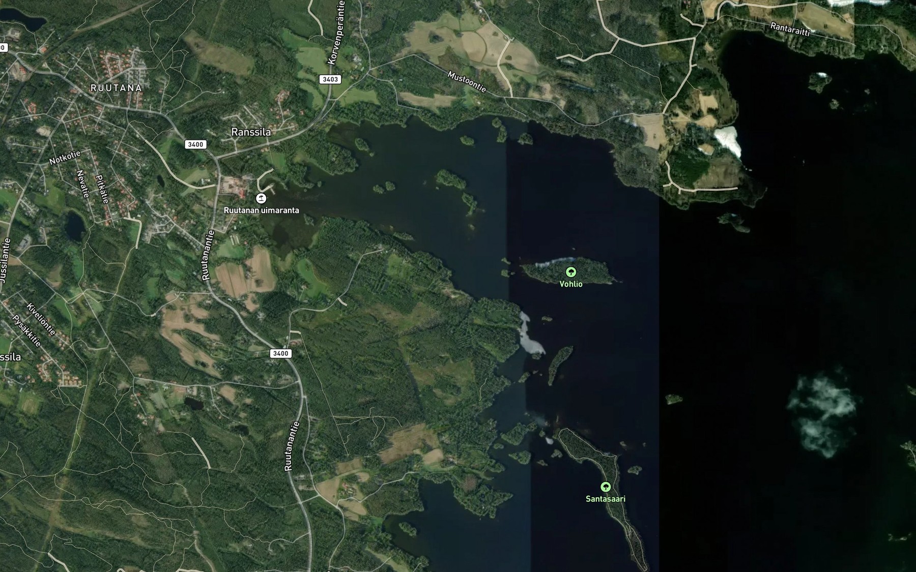 Satellite map of the Kylmalahti
