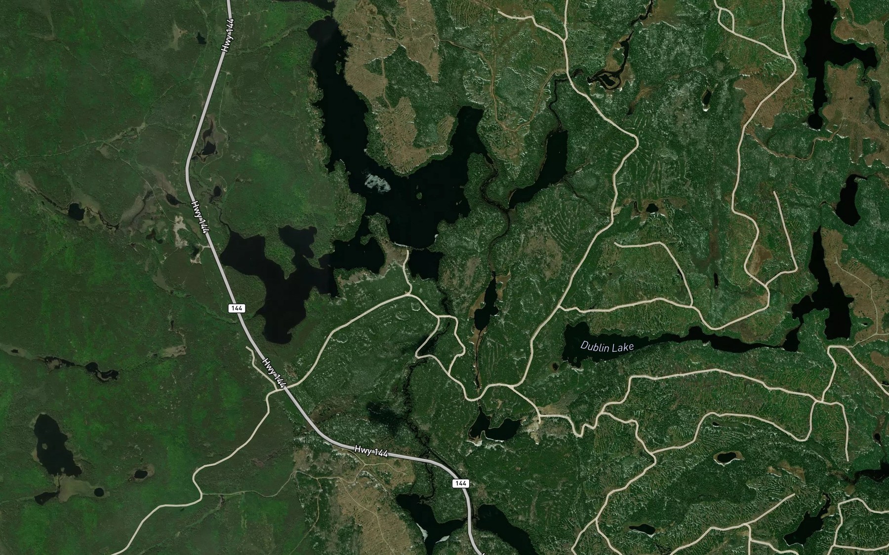 Satellite map of the Low Water Creek