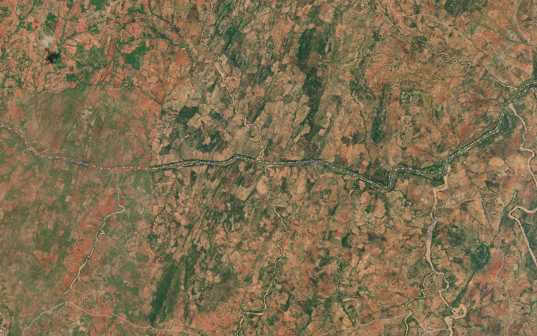 Satellite map of the Kasigongo