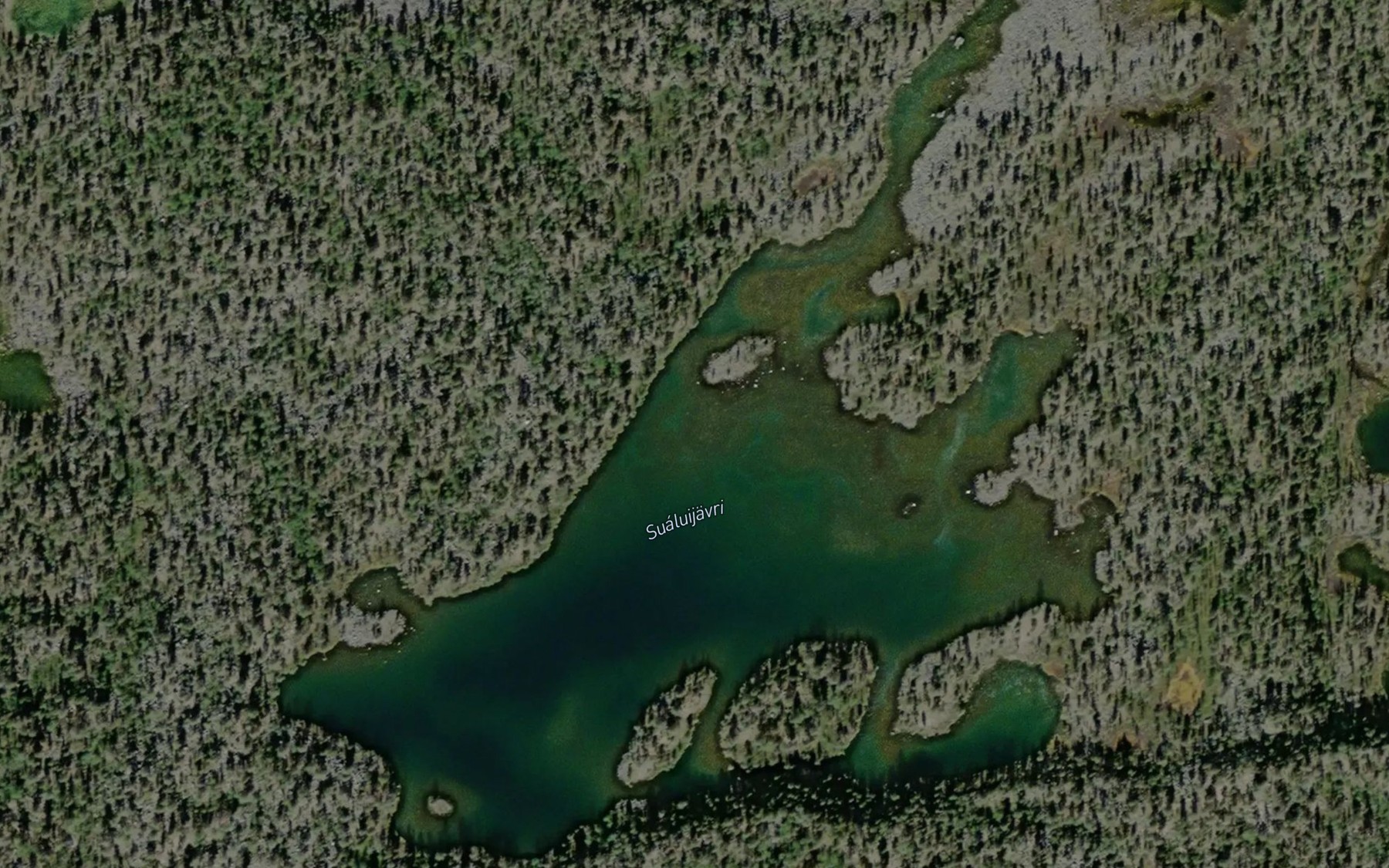 Satellite map of the Sualuijavri
