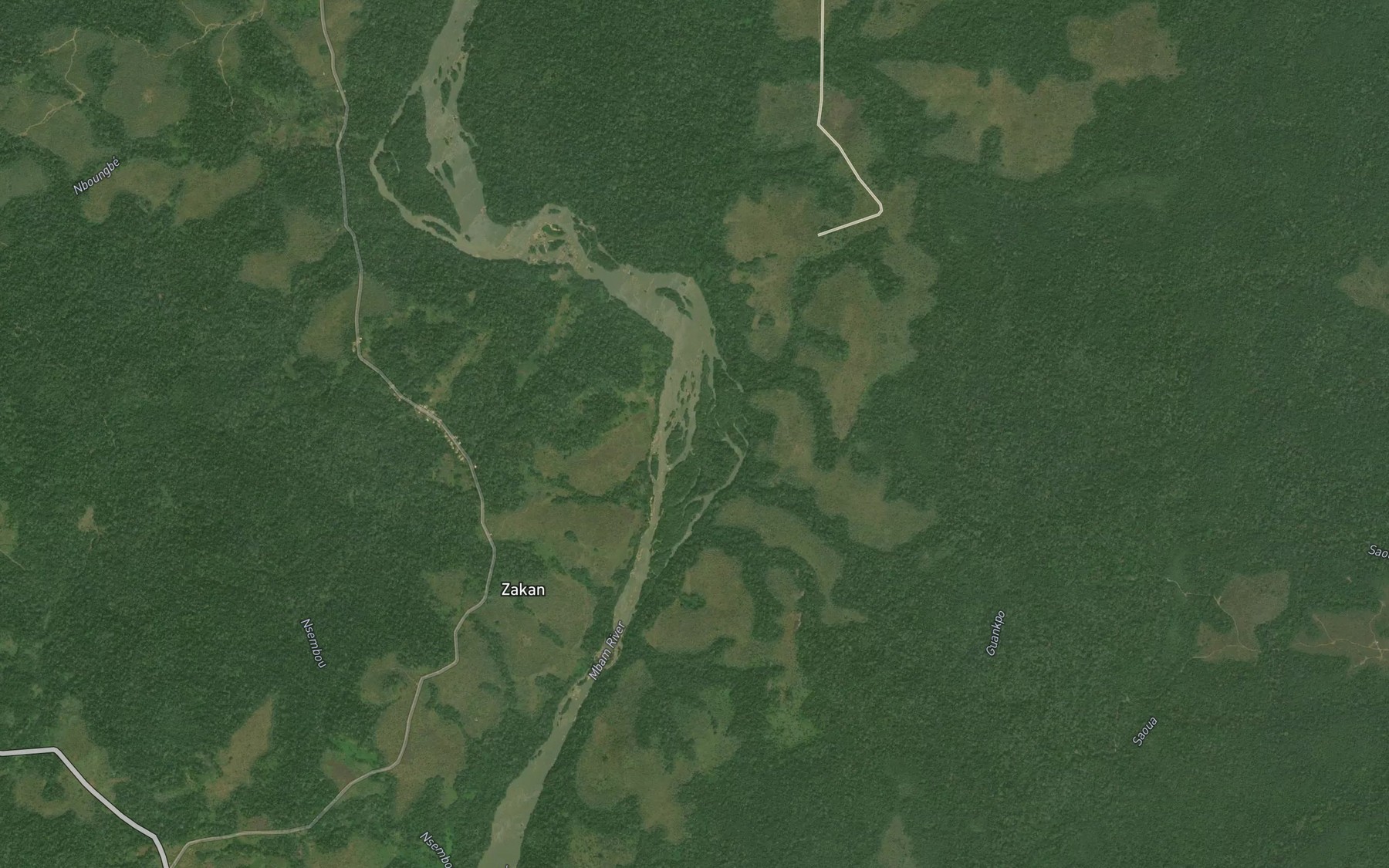 Satellite map of the Bouam