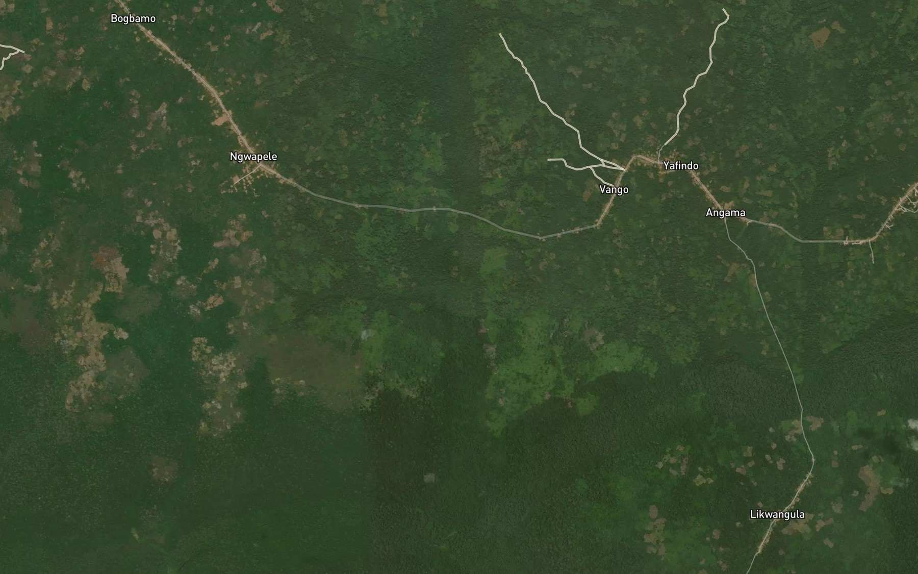 Satellite map of the Lebalo