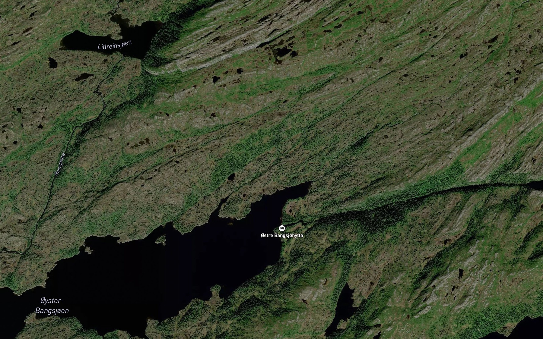 Satellite map of the Liabekken