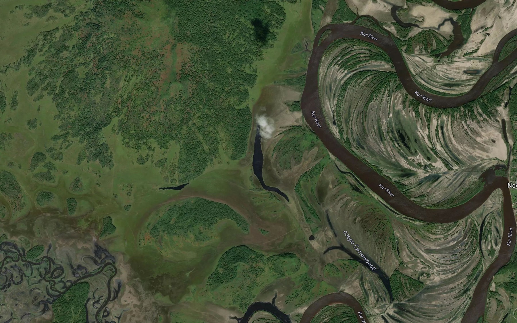 Satellite map of the Ozero Sitnikovo