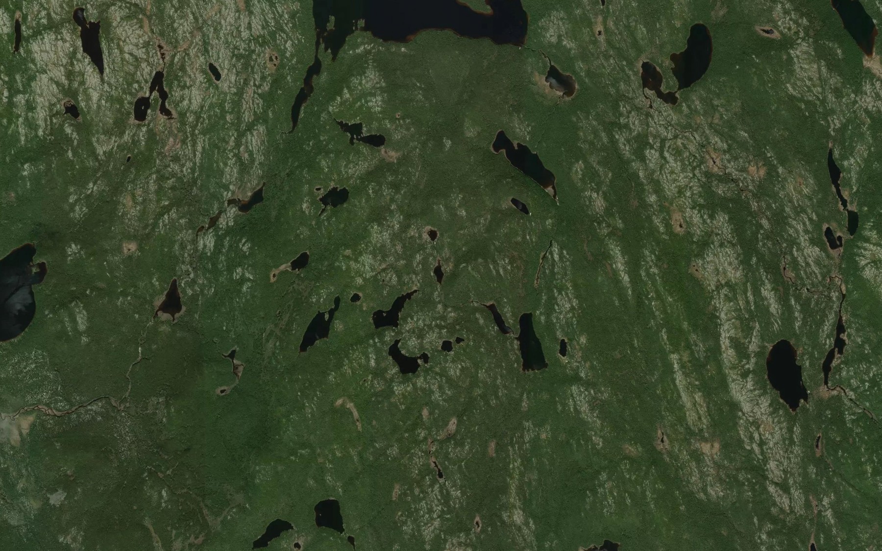 Satellite map of the Lac Enencour