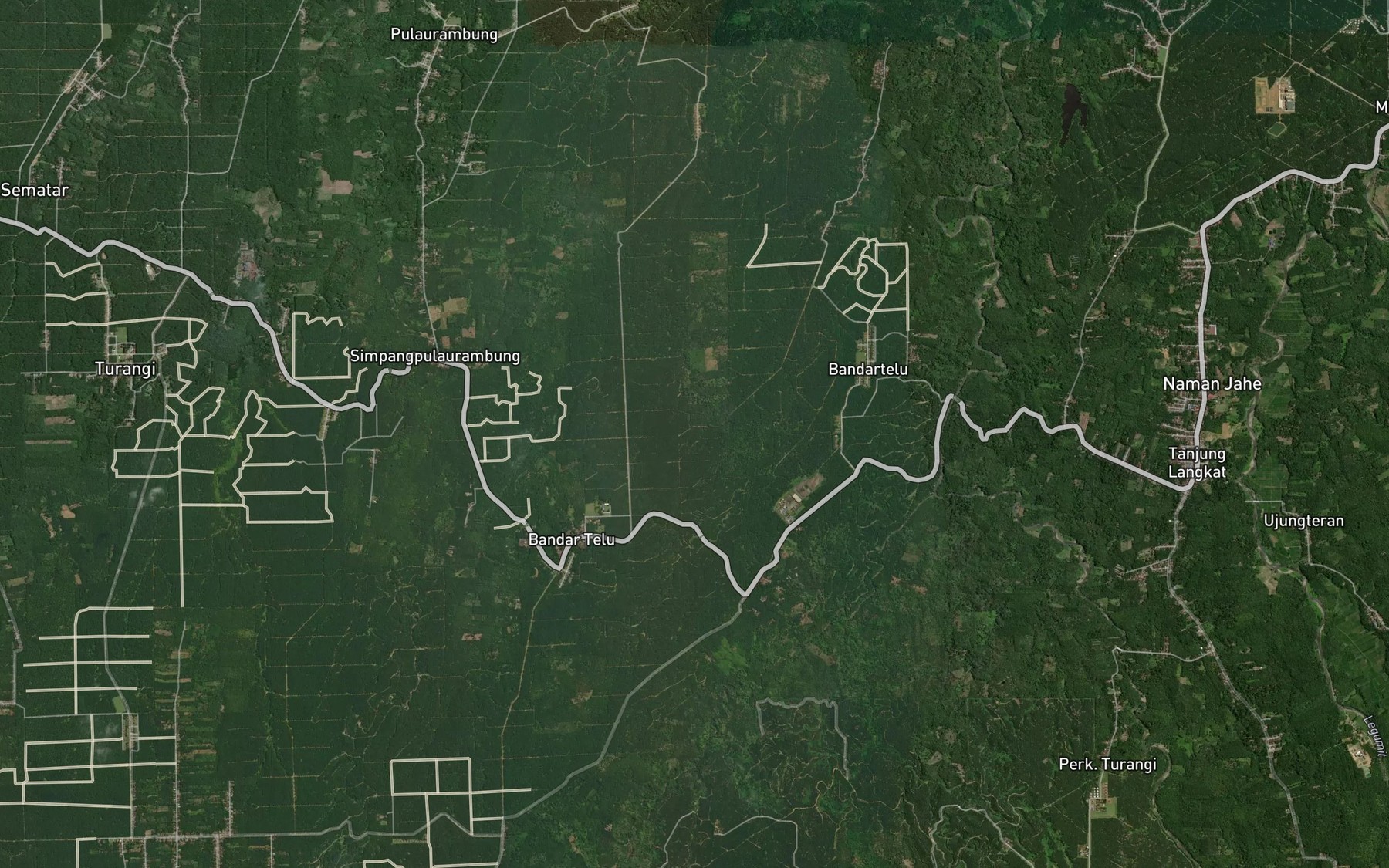 Satellite map of the Lao Gersih