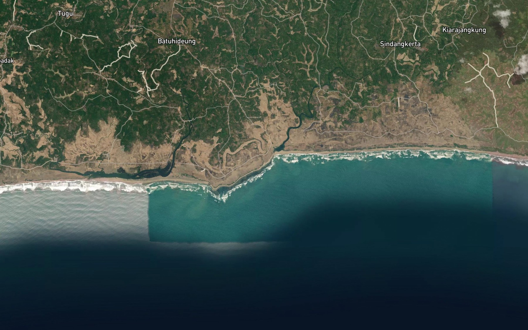 Satellite map of the Ci Cadas