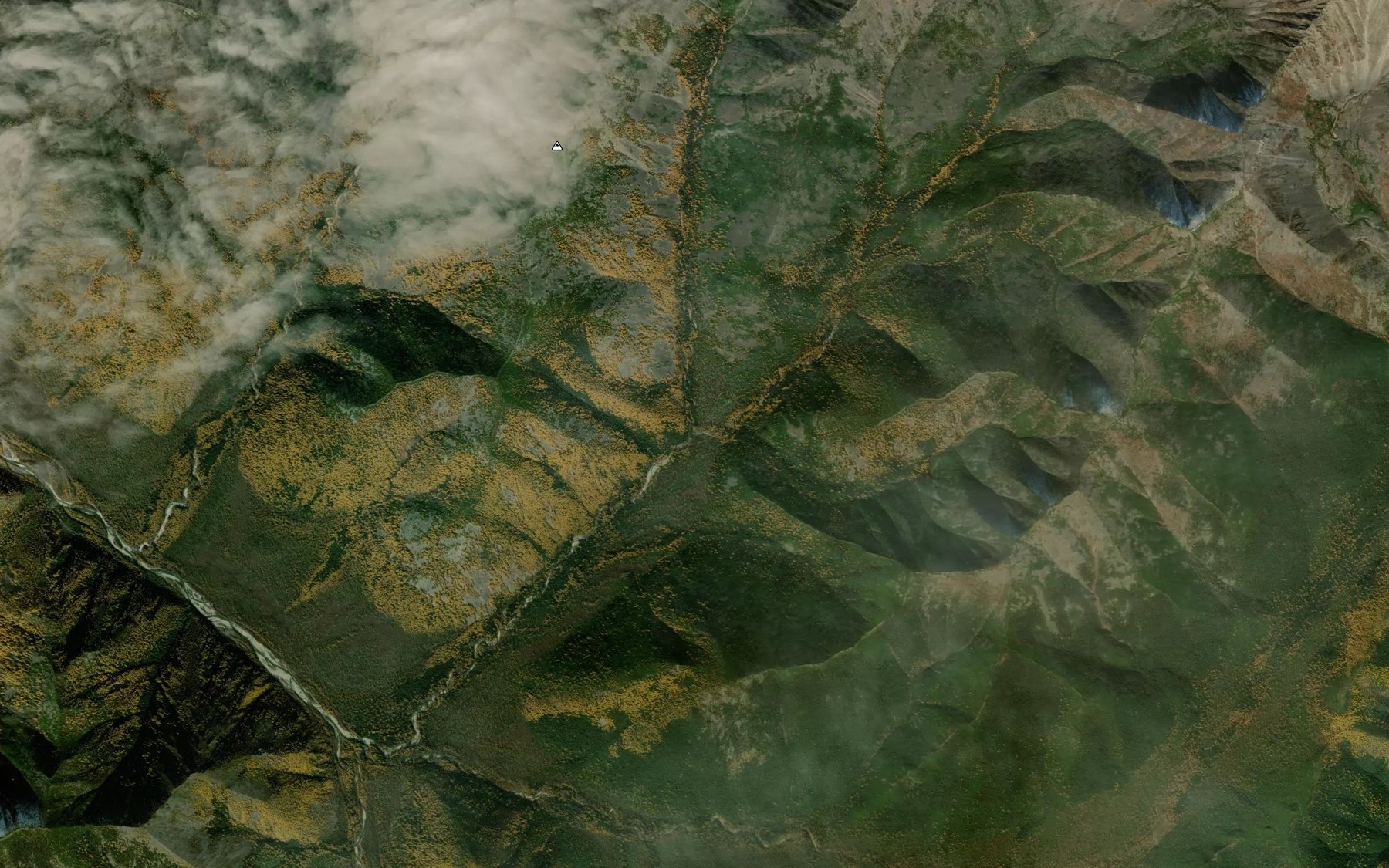 Satellite map of the Kamenushka