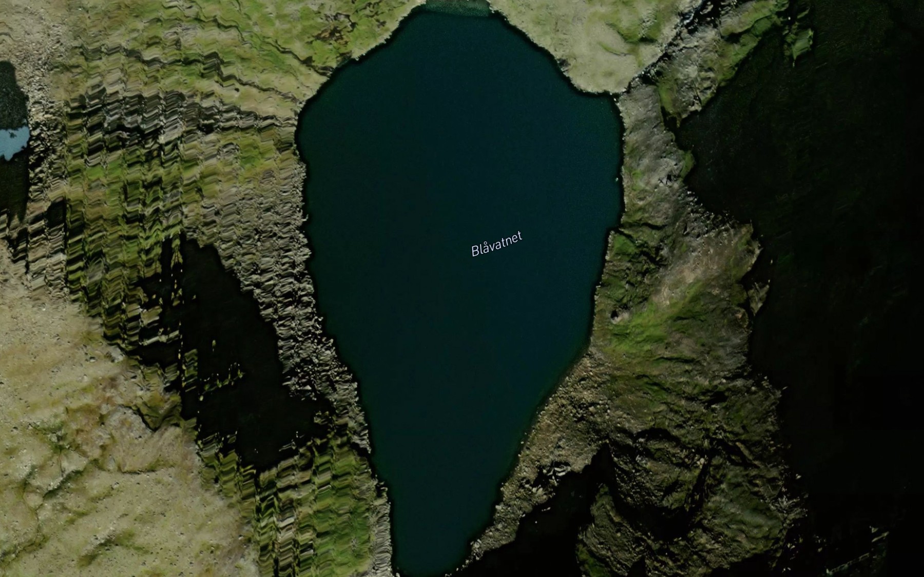 Satellite map of the Blavatnet