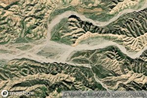 Satellite map of the Gelal-e Manguleh