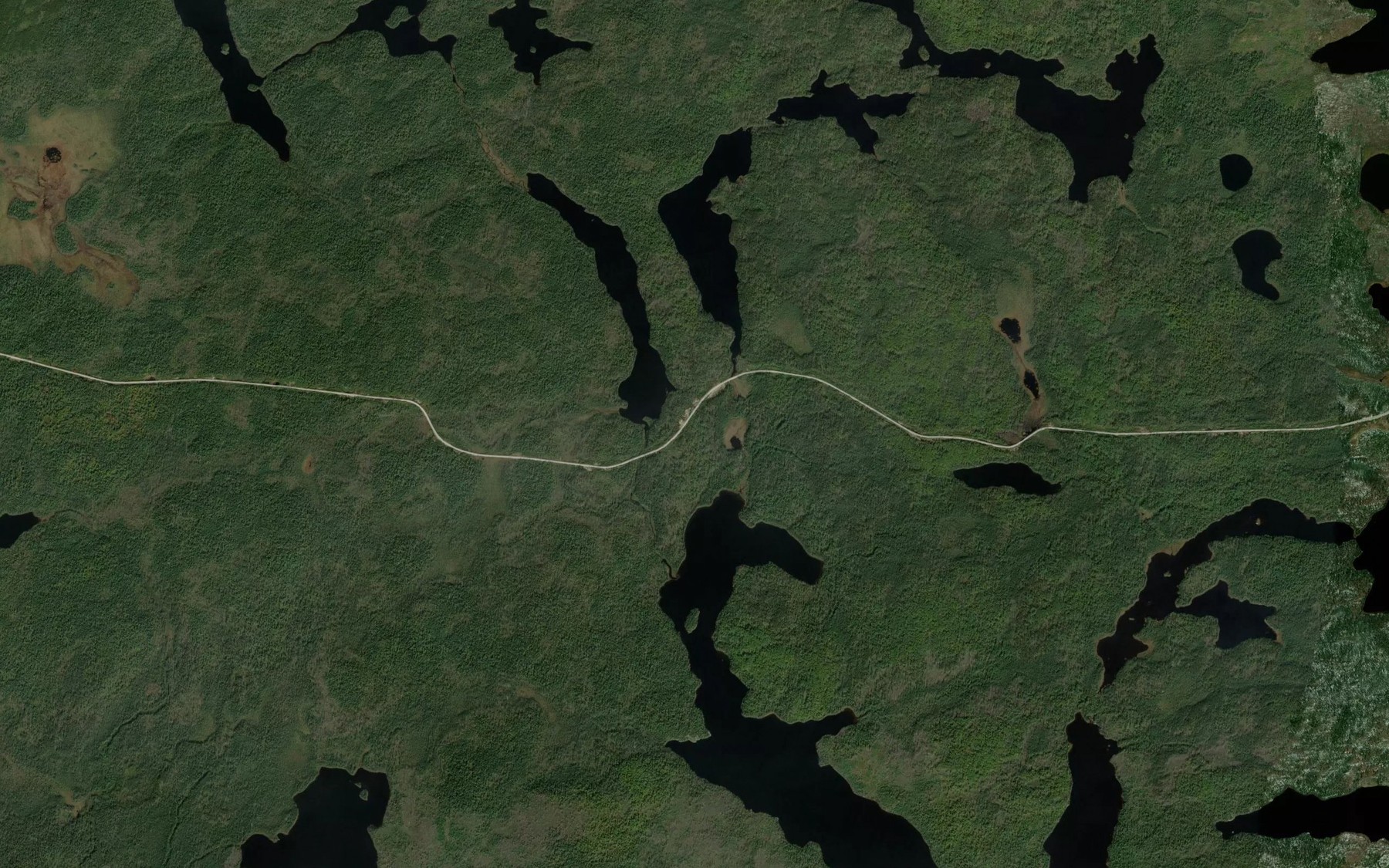 Satellite map of the Tokay Creek
