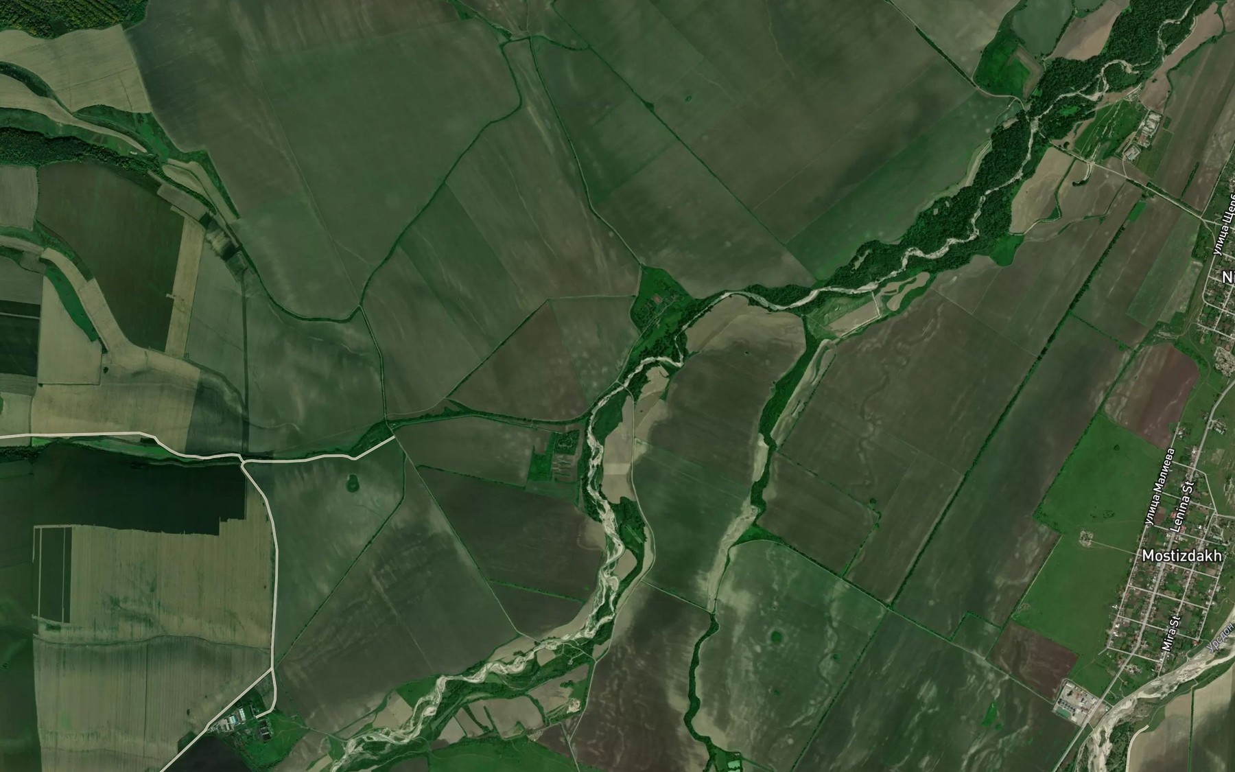 Satellite map of the Arf- Aryk
