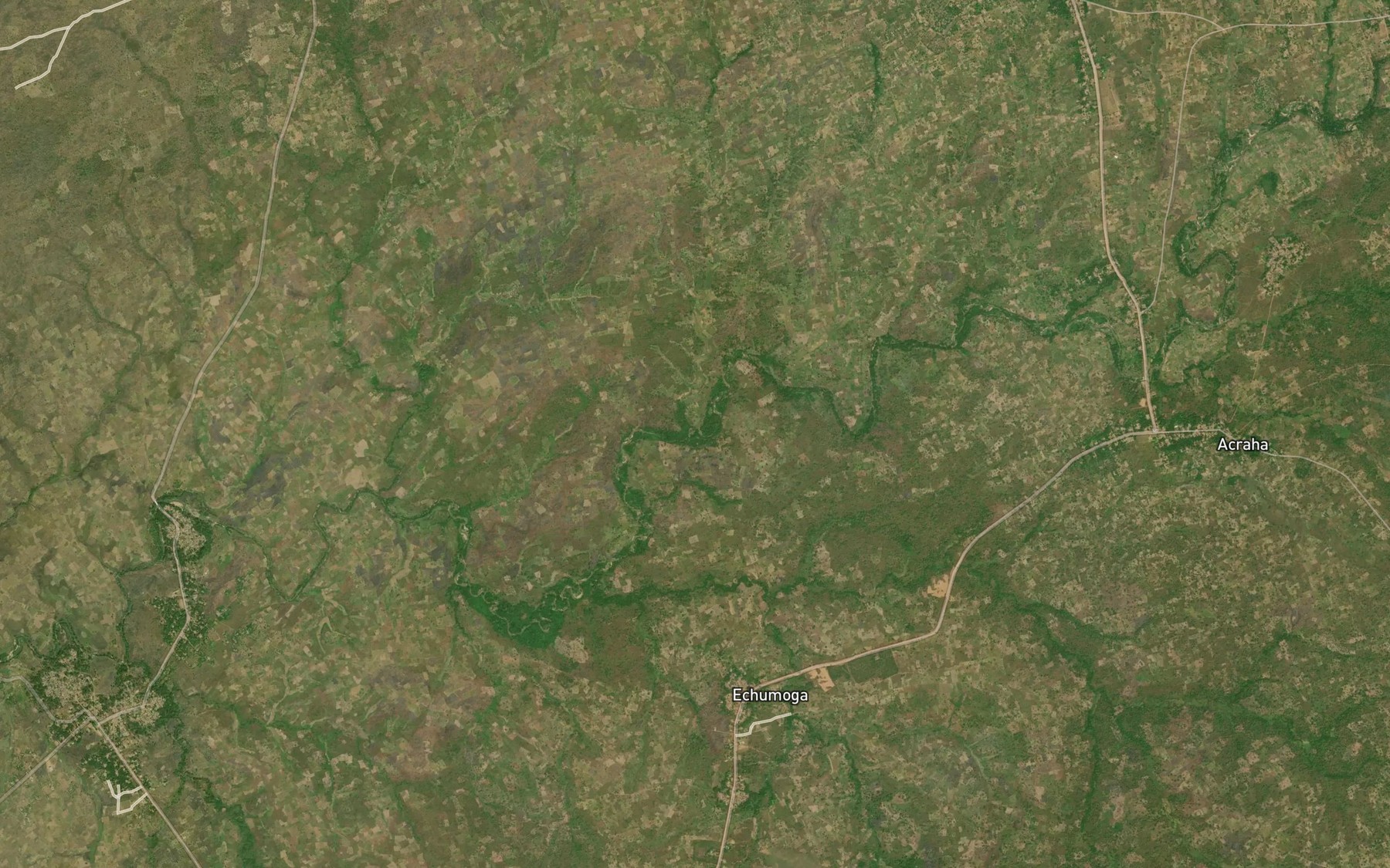 Satellite map of the Ngbegebe