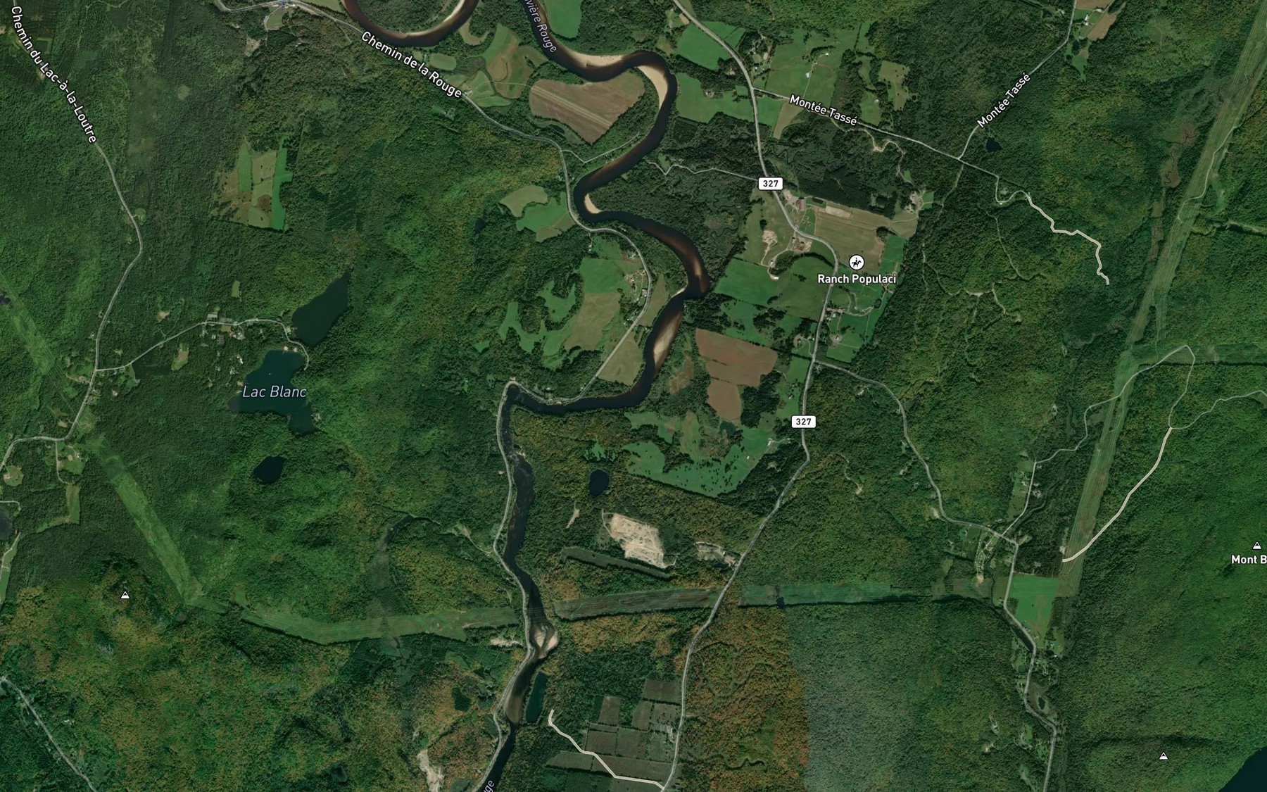 Satellite map of the Rapides du Diable