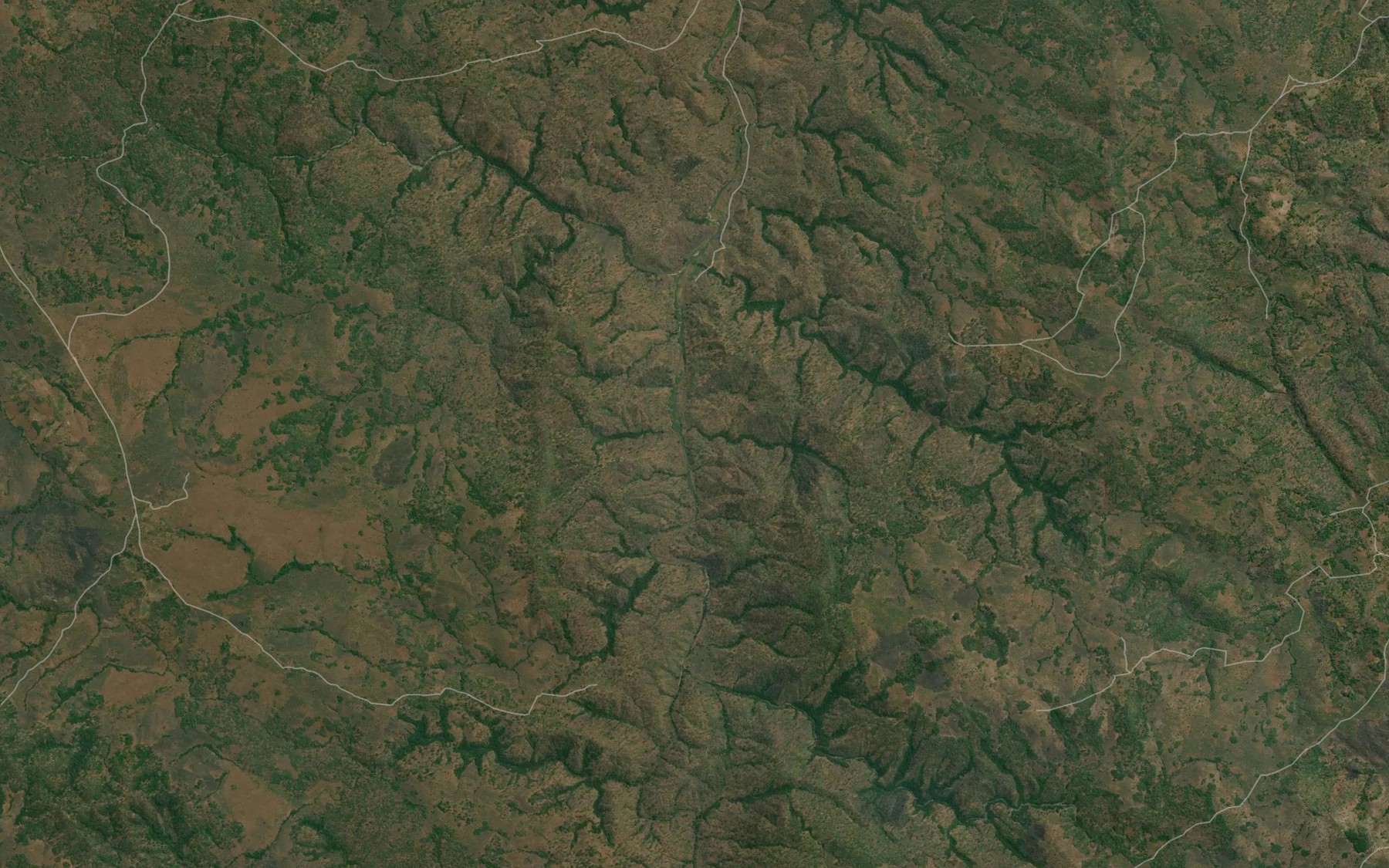 Satellite map of the Luage