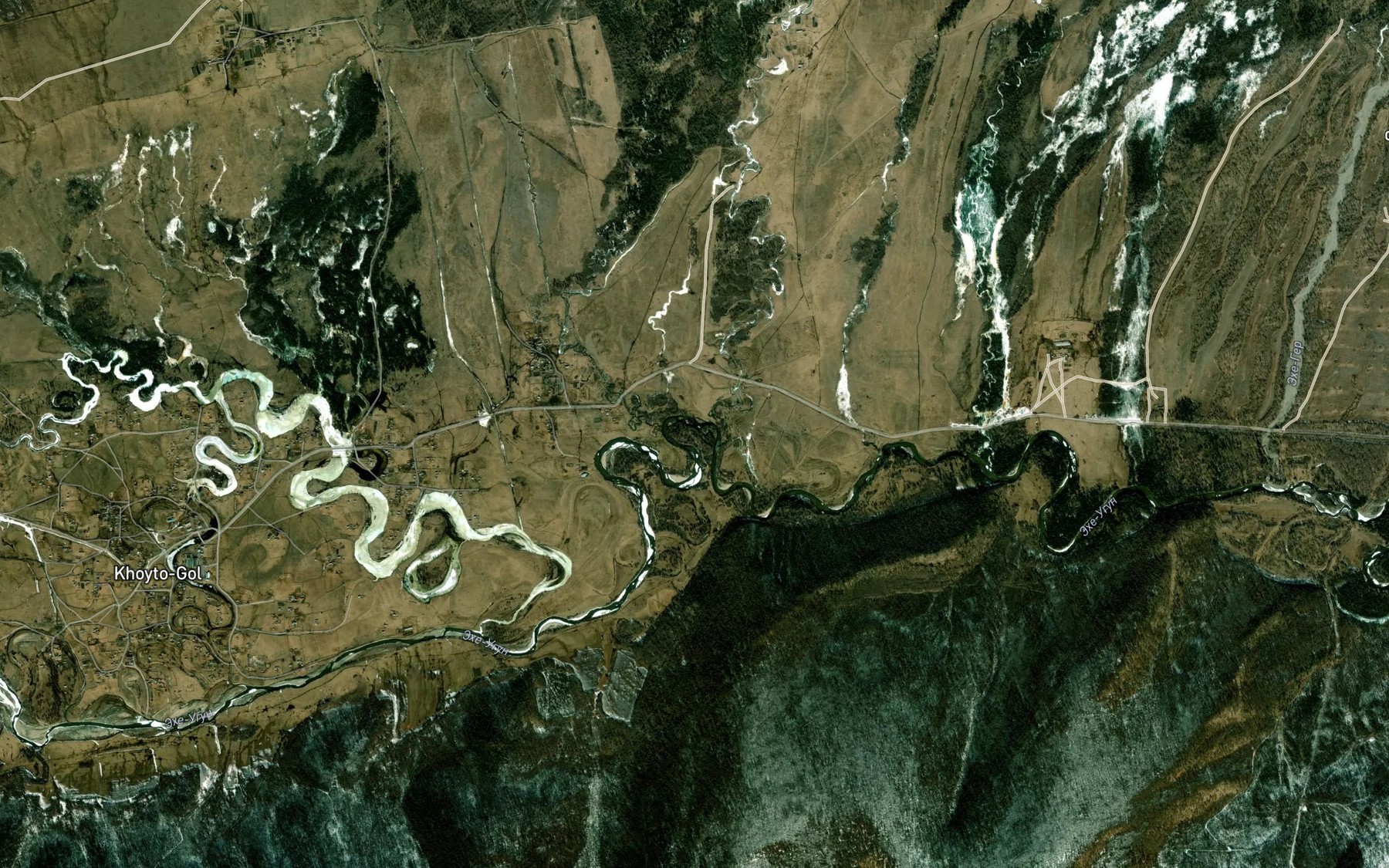 Satellite map of the Khayurta