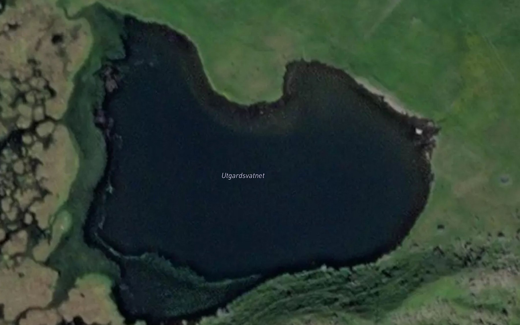 Satellite map of the Utgardsvatnet