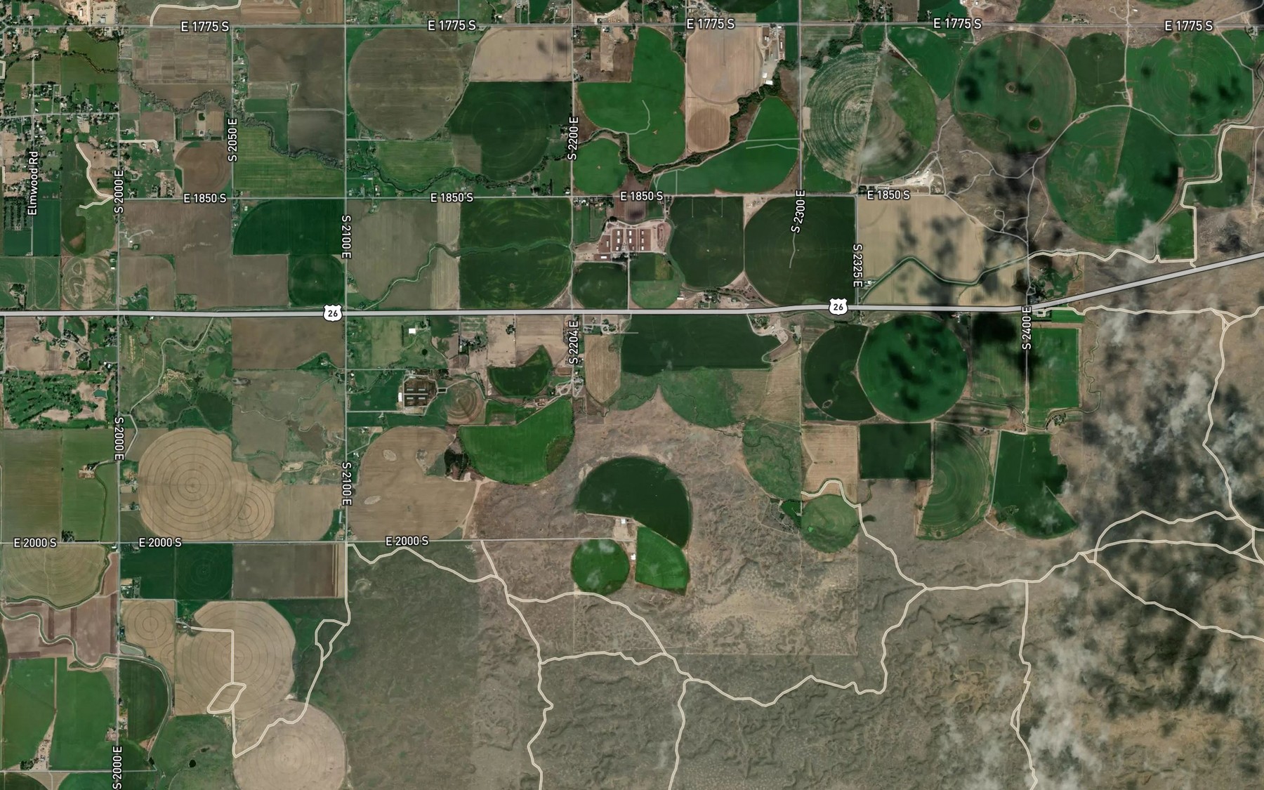 Satellite map of the Lateral B2