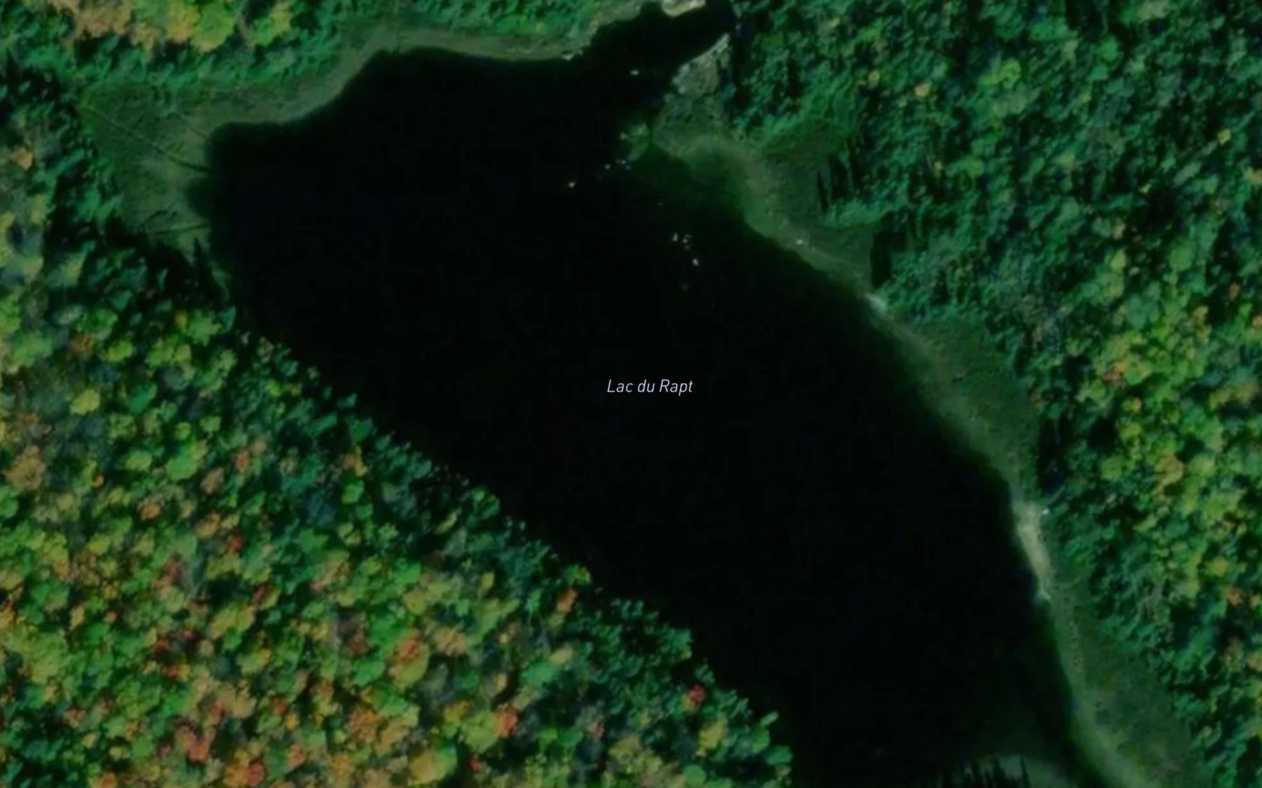 Satellite map of the Lac du Rapt