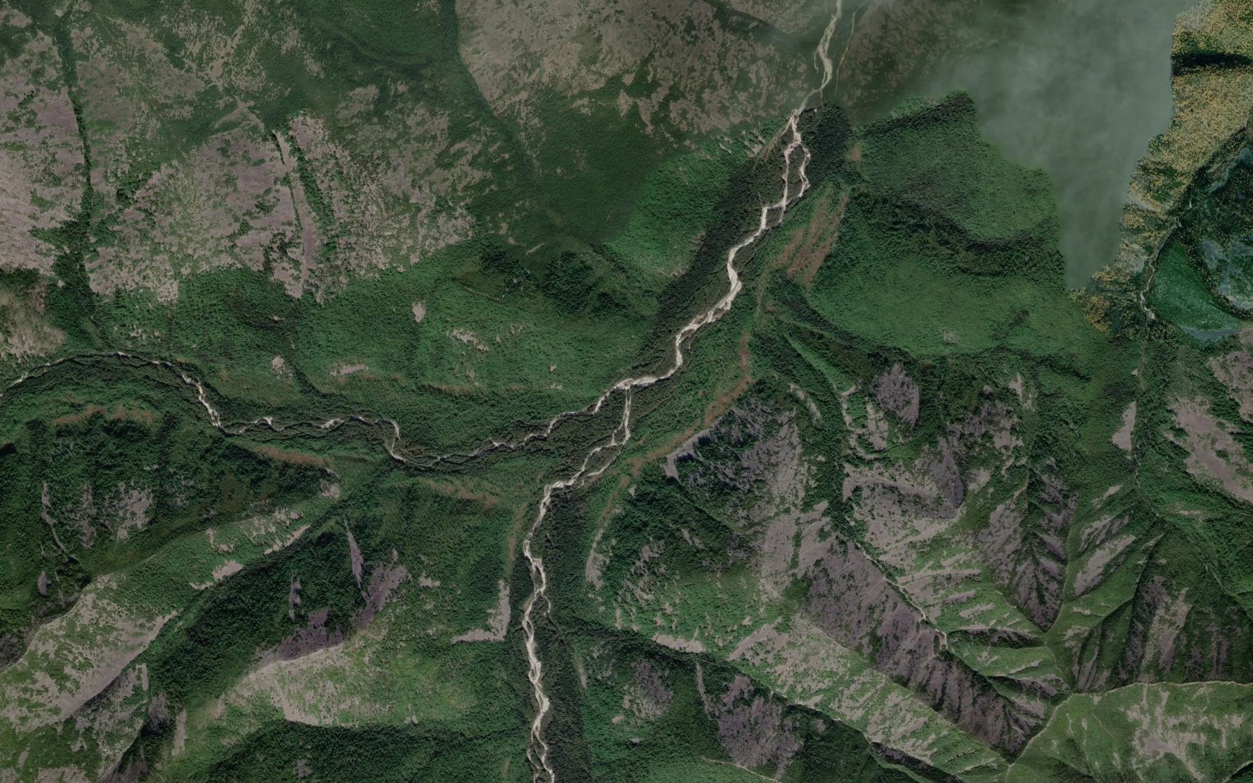 Satellite map of the Pravyy Shavlitskiy