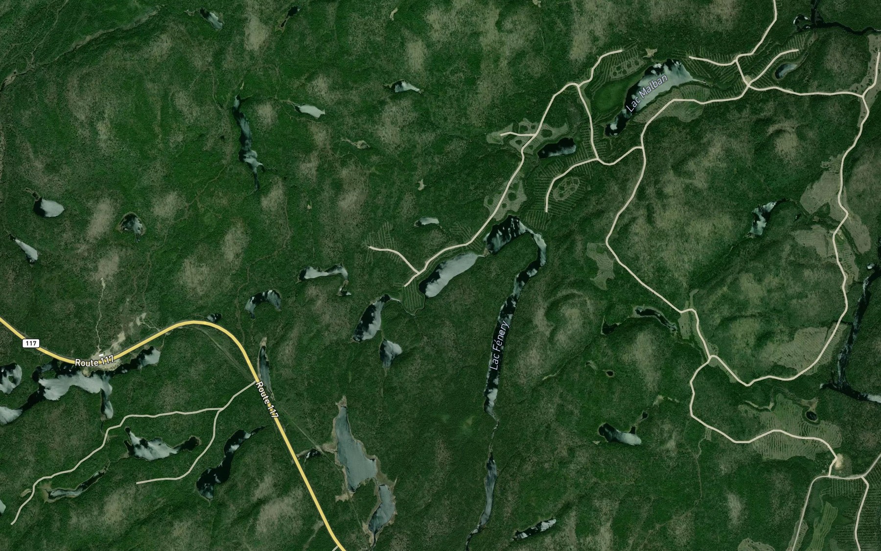 Satellite map of the Lac Marnoz