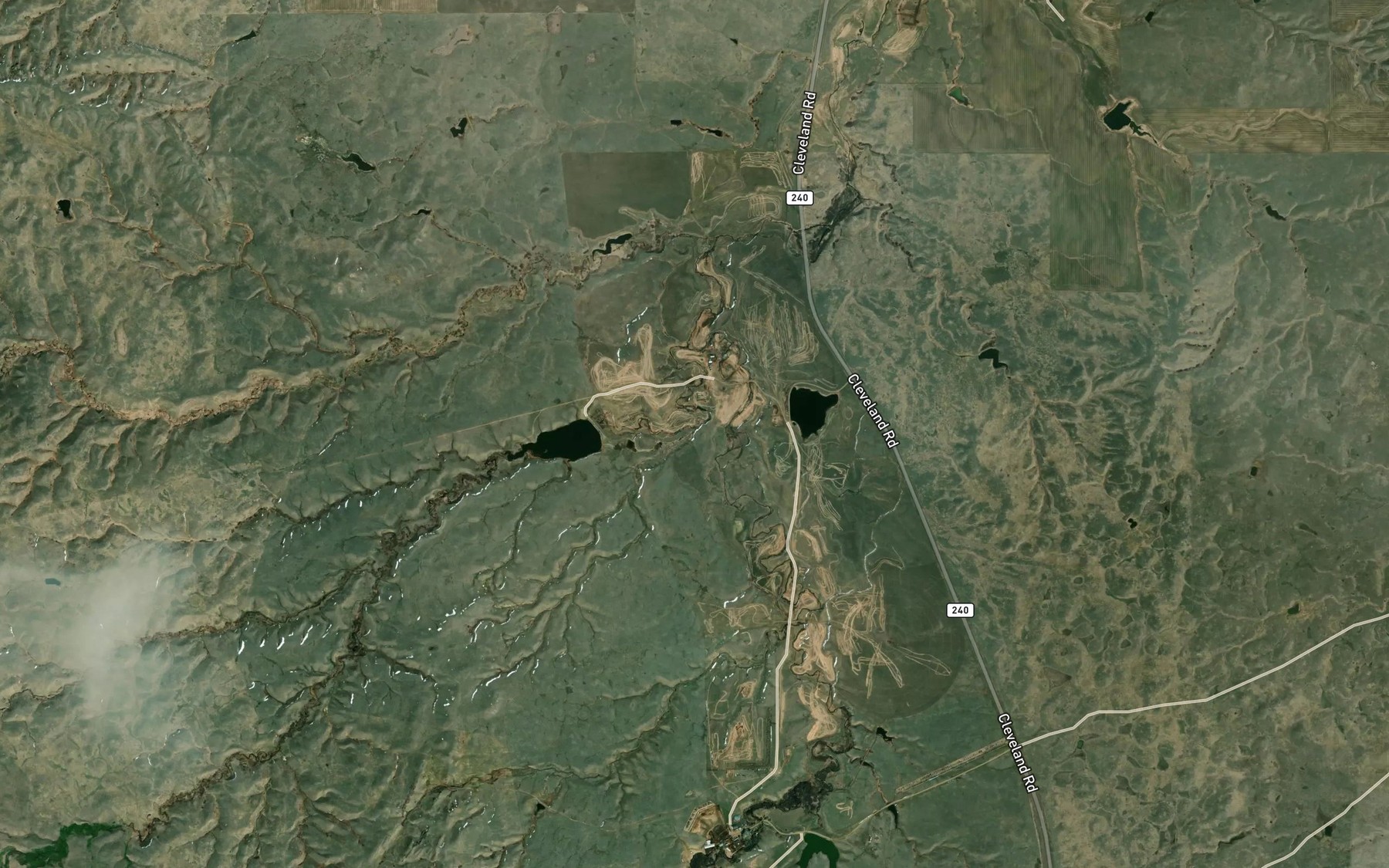 Satellite map of the Granite Creek