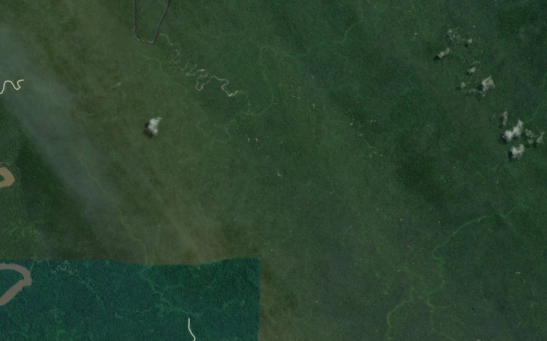 Satellite map of the Dekiere Creek