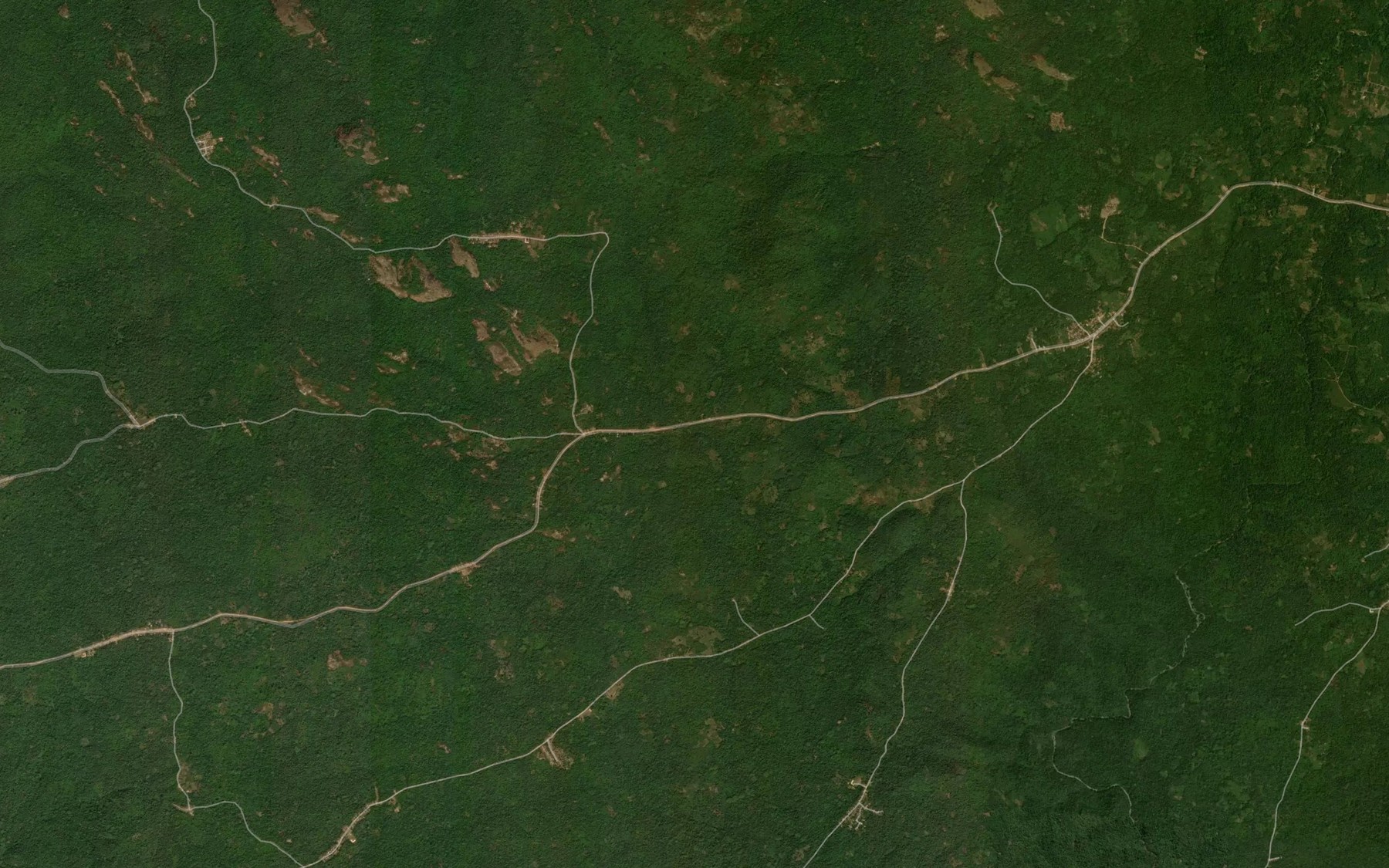 Satellite map of the River Oriwu