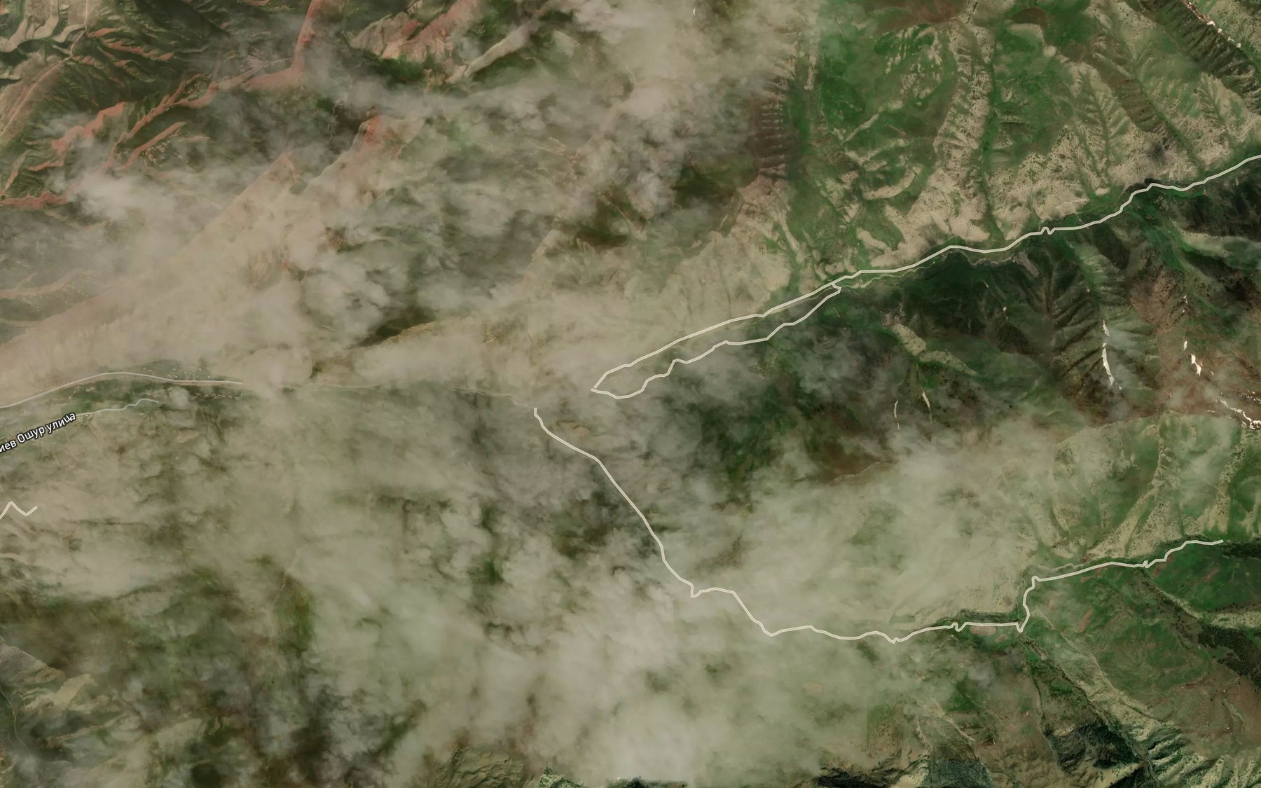 Satellite map of the Eshigart