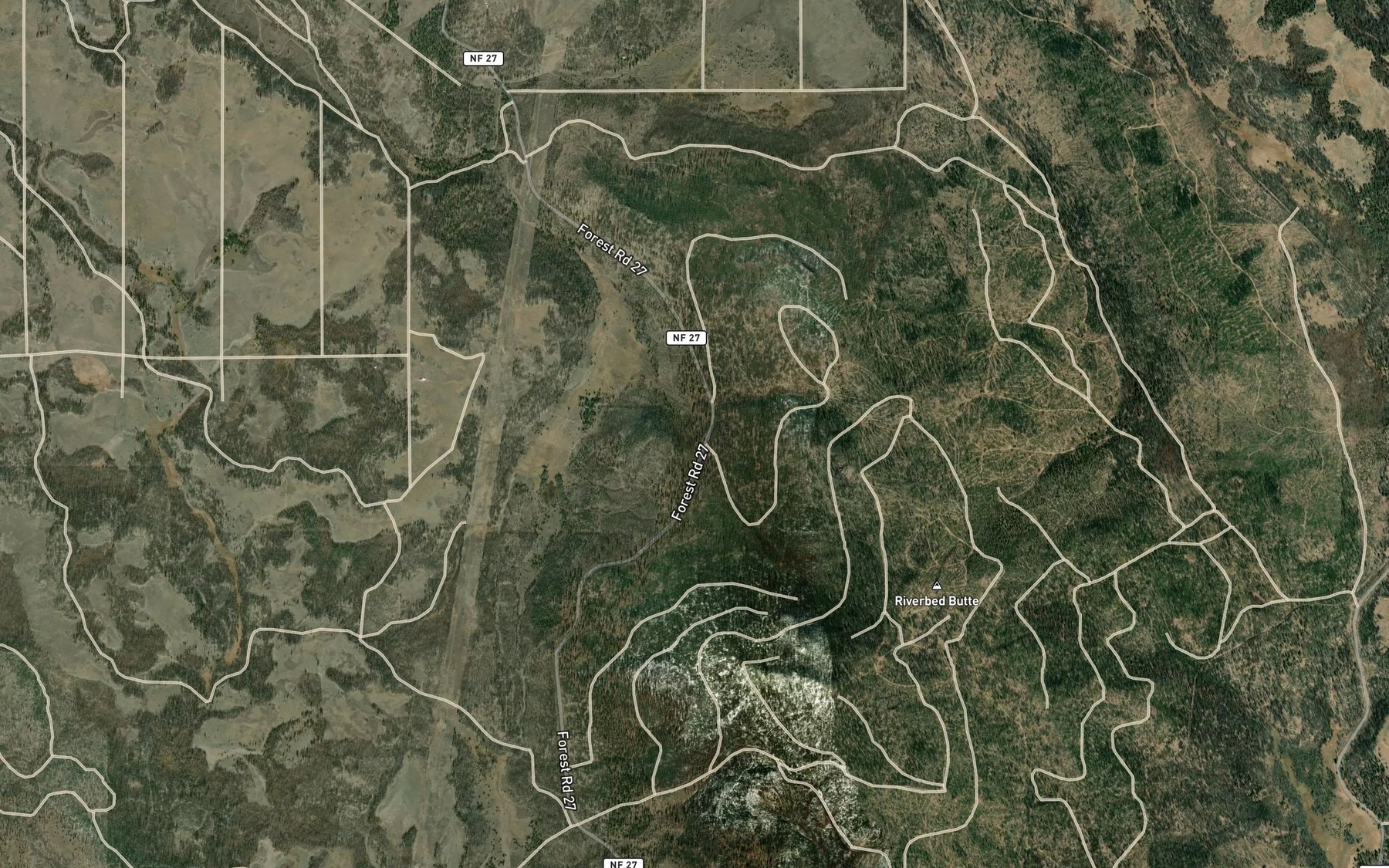 Satellite map of the Watkins Spring