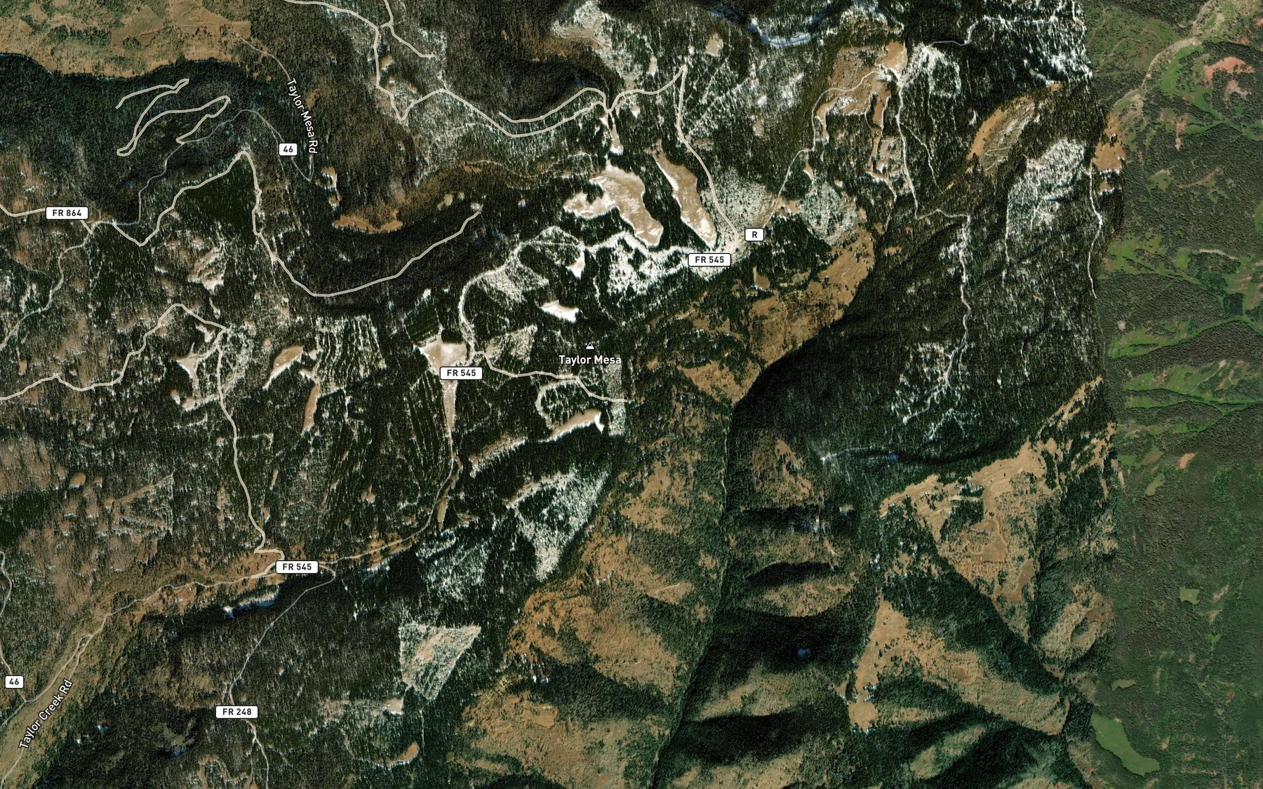 Satellite map of the Soft Water Spring