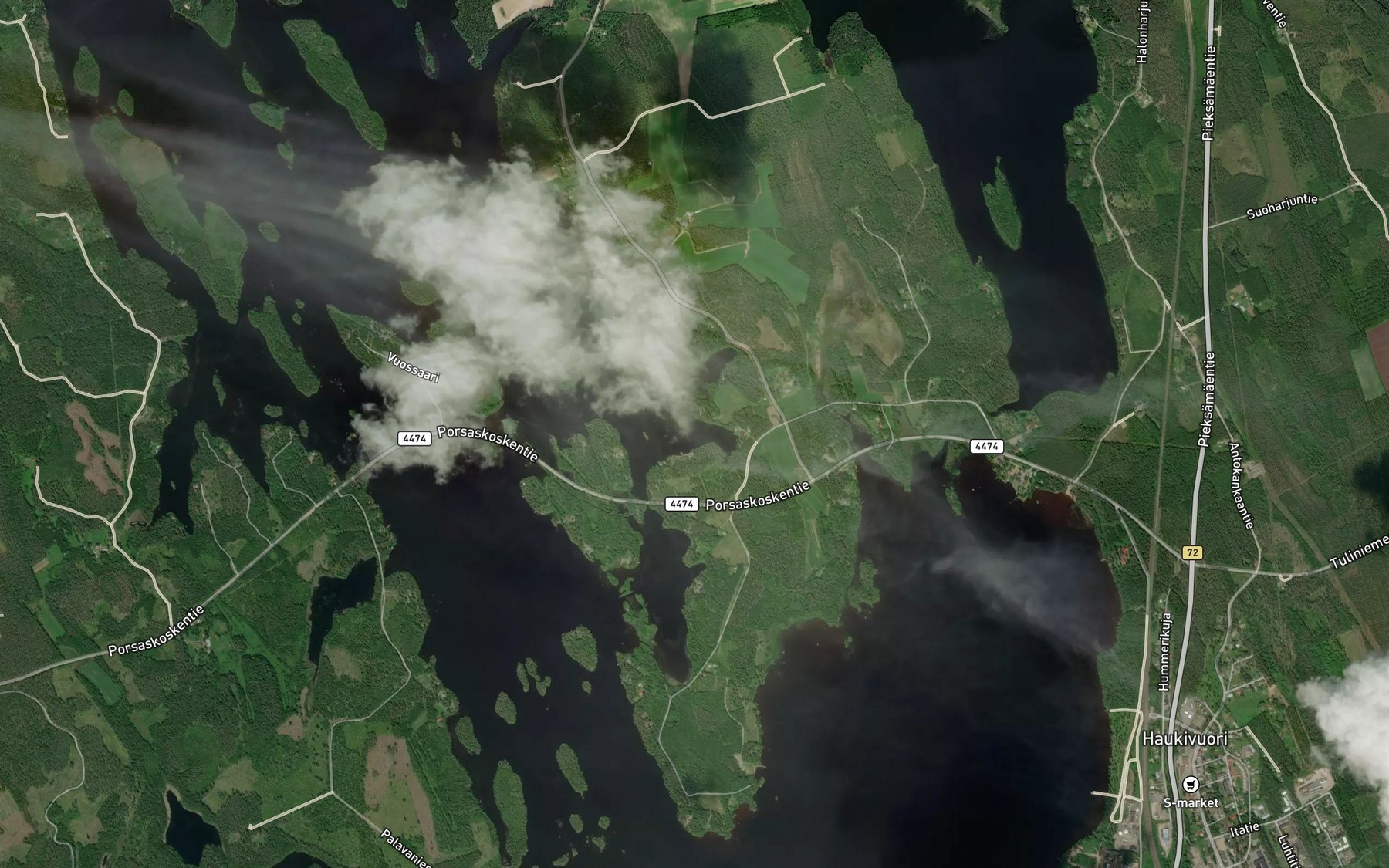 Satellite map of the Myllylahti