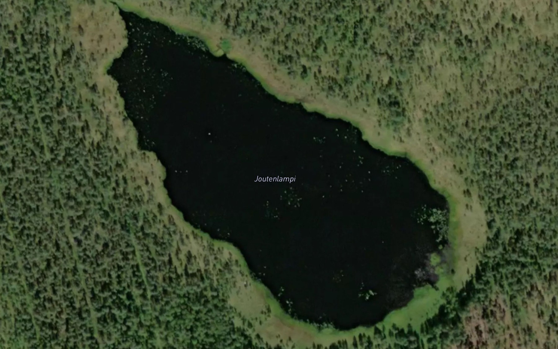 Satellite map of the Joutenlampi