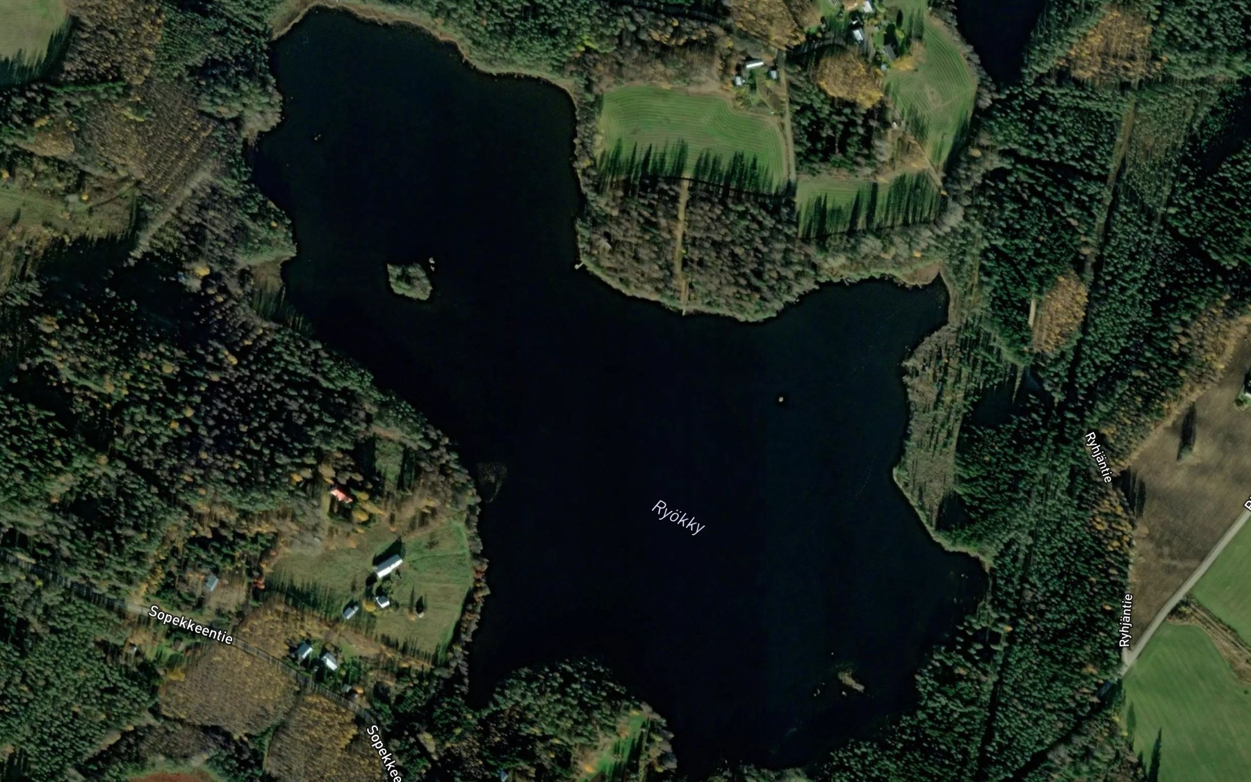 Satellite map of the Ryokky