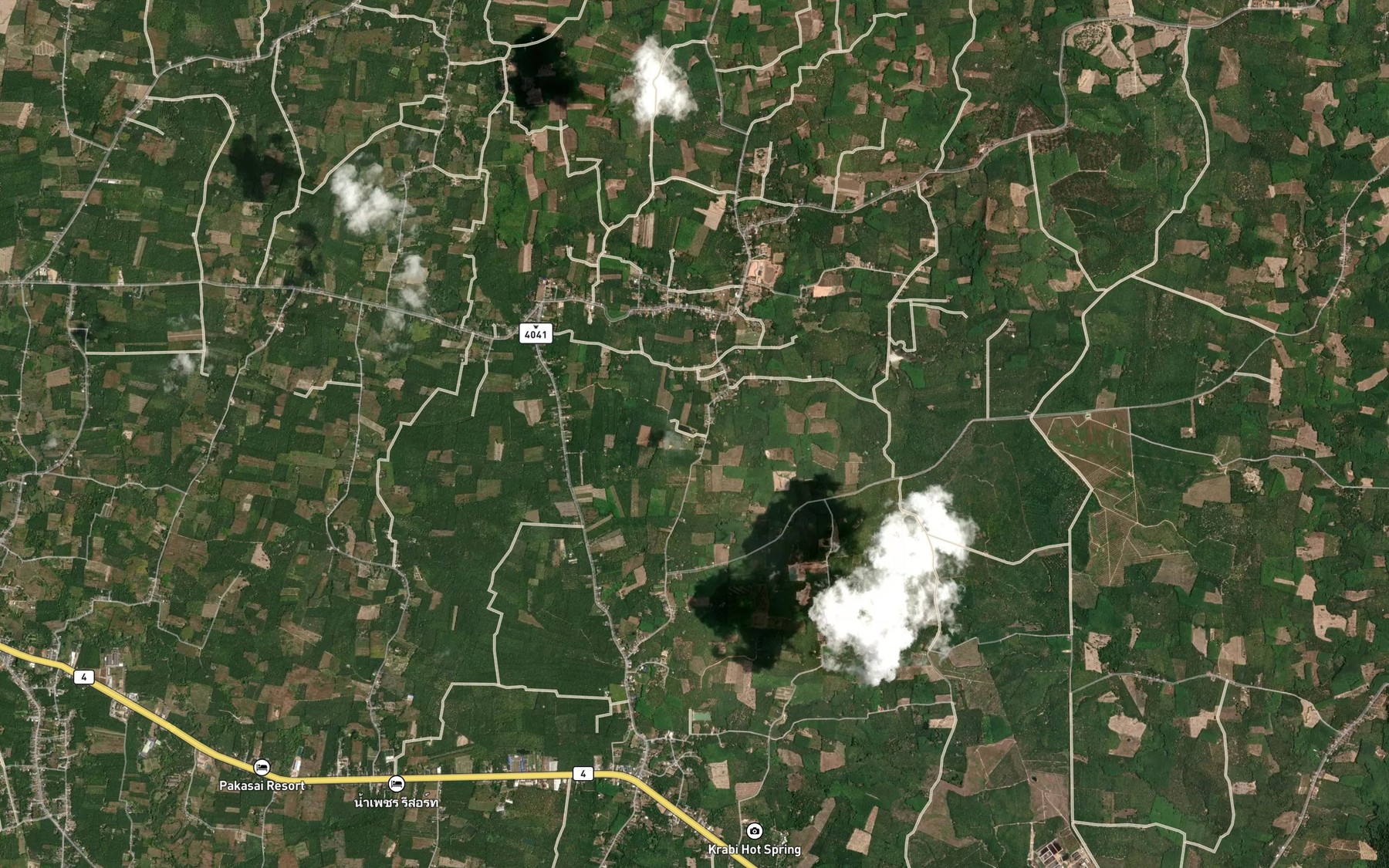 Satellite map of the Sa Nam Ban Huai Thaeng Ngu