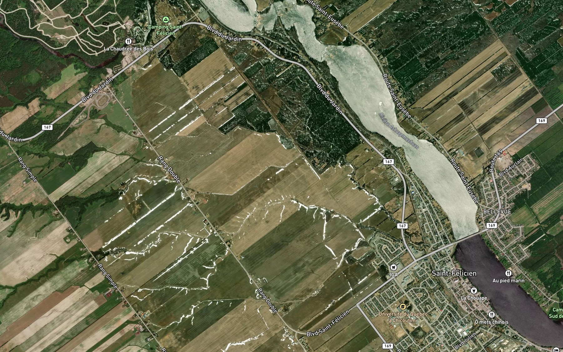Satellite map of the Embranchement Pilote-Gagnon