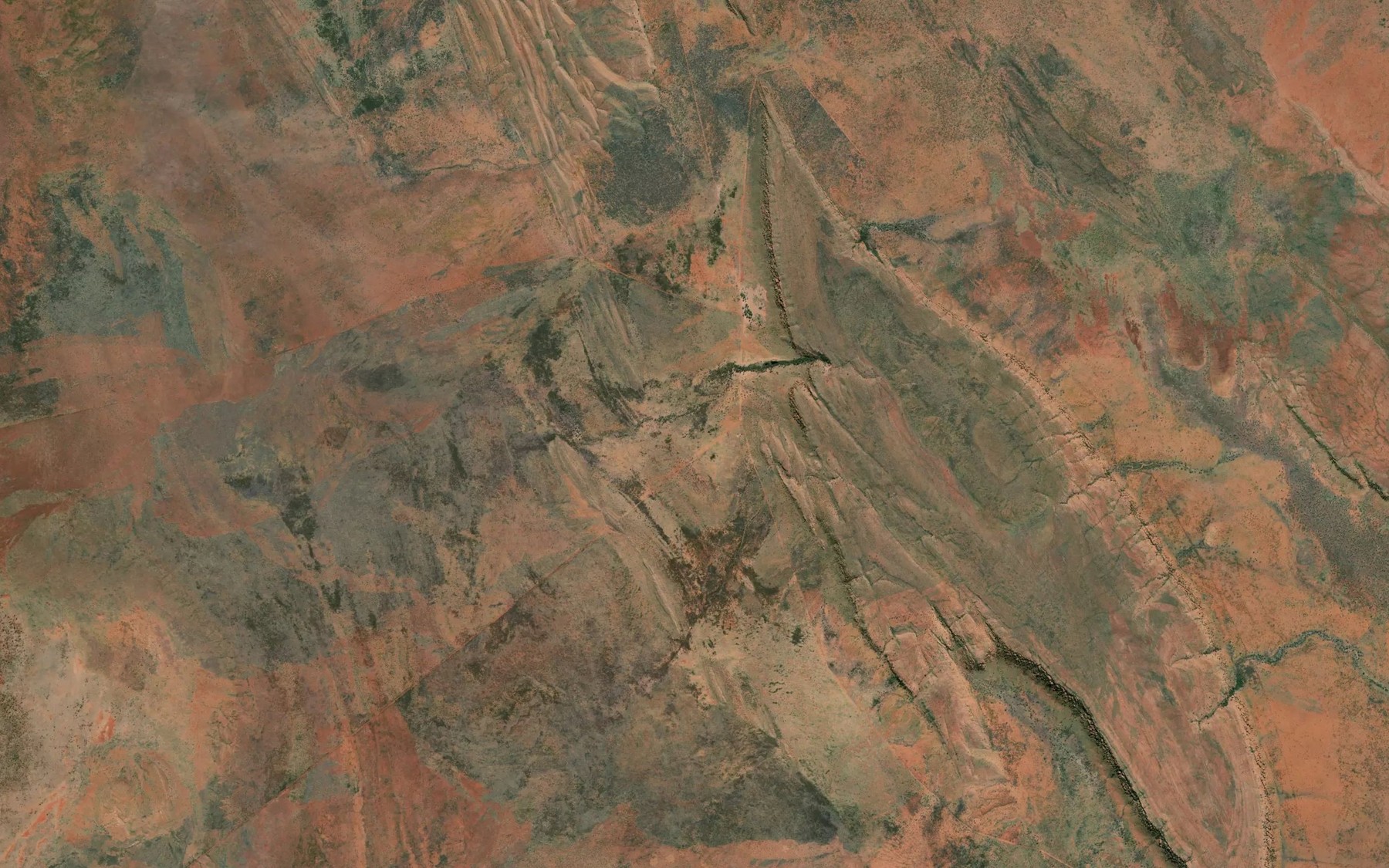 Satellite map of the Palm Spring