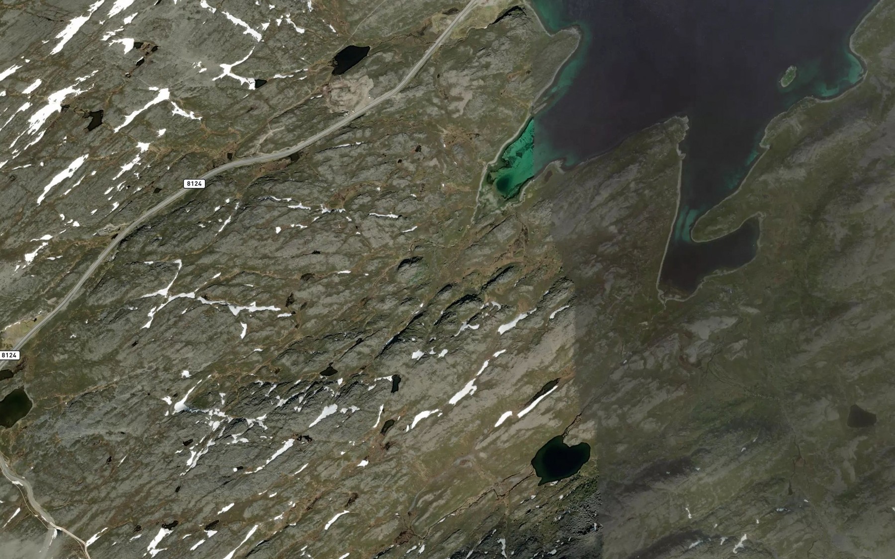 Satellite map of the Vesterpollelva